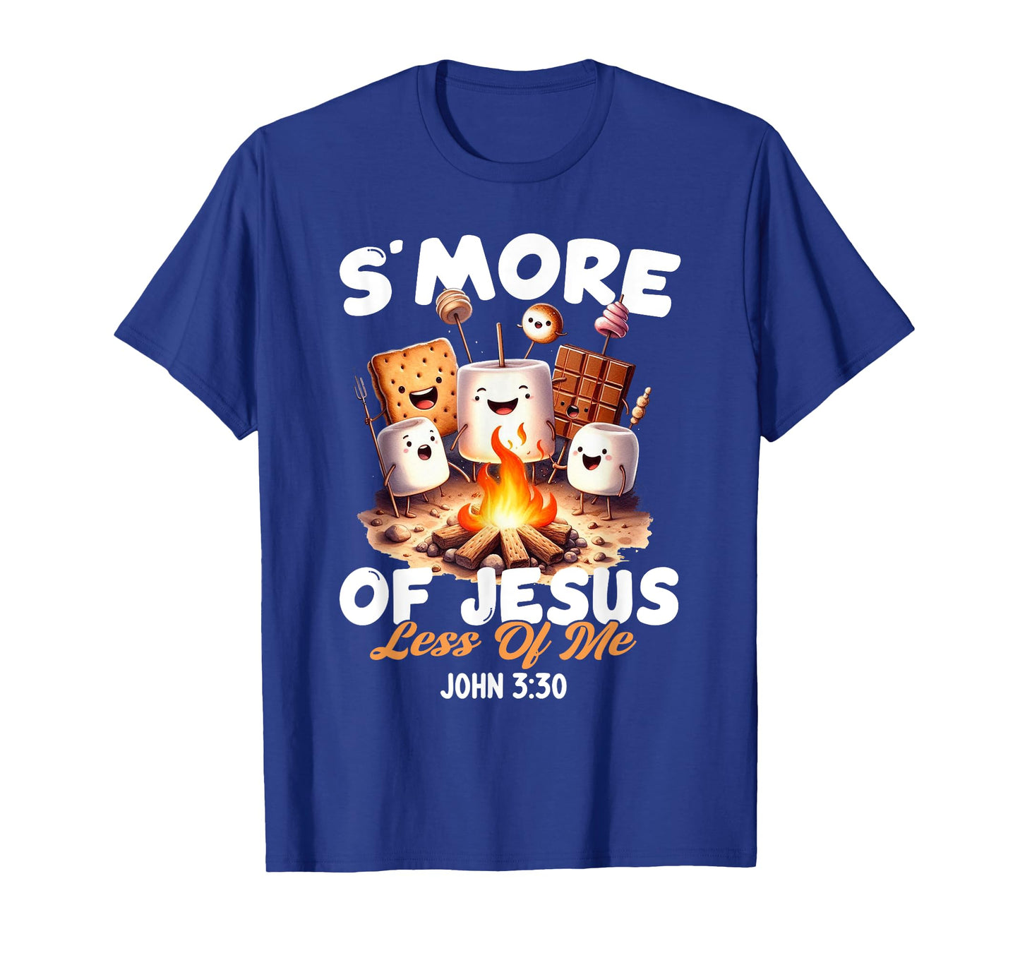 Smore Of Jesus Less Of Me Christian Camper Camping Lover T-Shirt