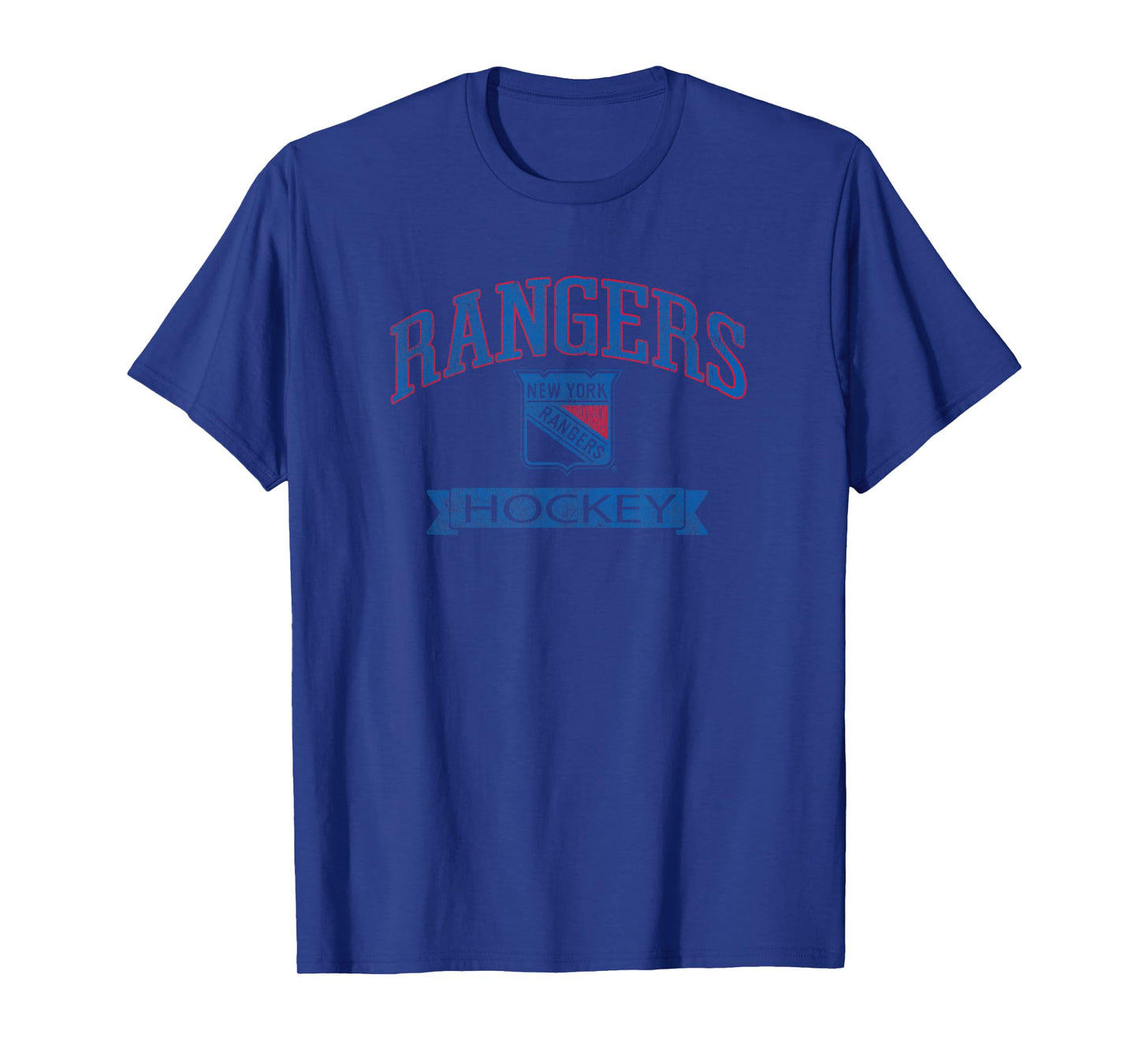 New York Rangers Vintage Hockey White Officially Licensed T-Shirt