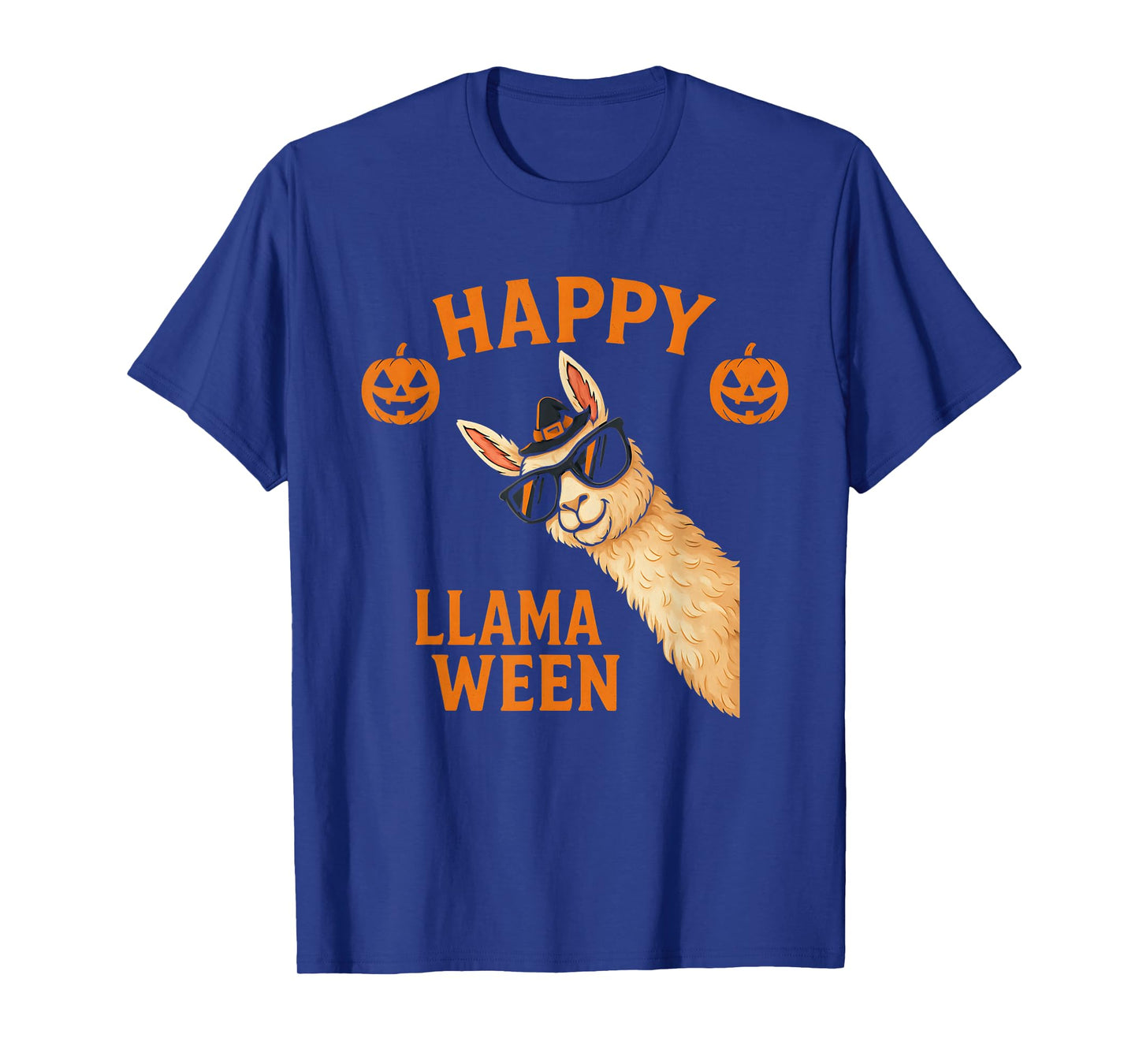 Happy Llamaween Funny Halloween Llama Costume Alpaca T-Shirt