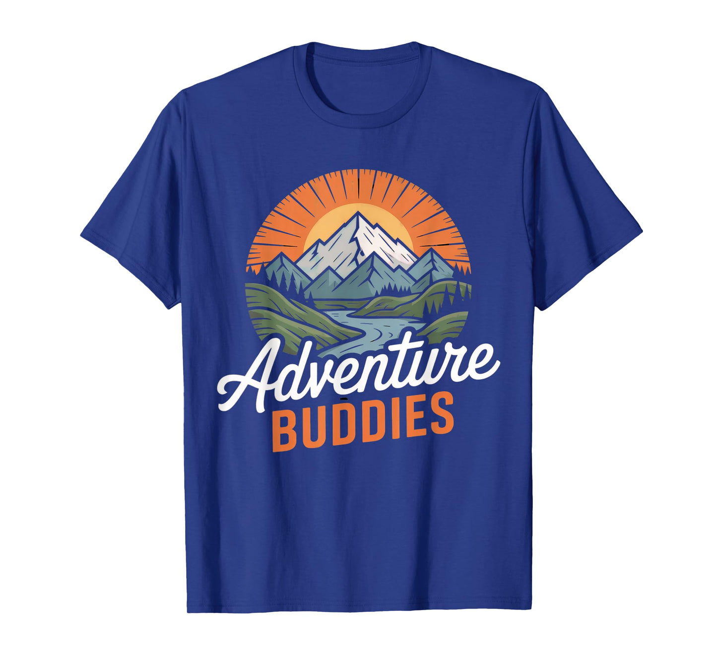 Adventure Buddies Couple Hiking Mountains nature Vintage T-Shirt