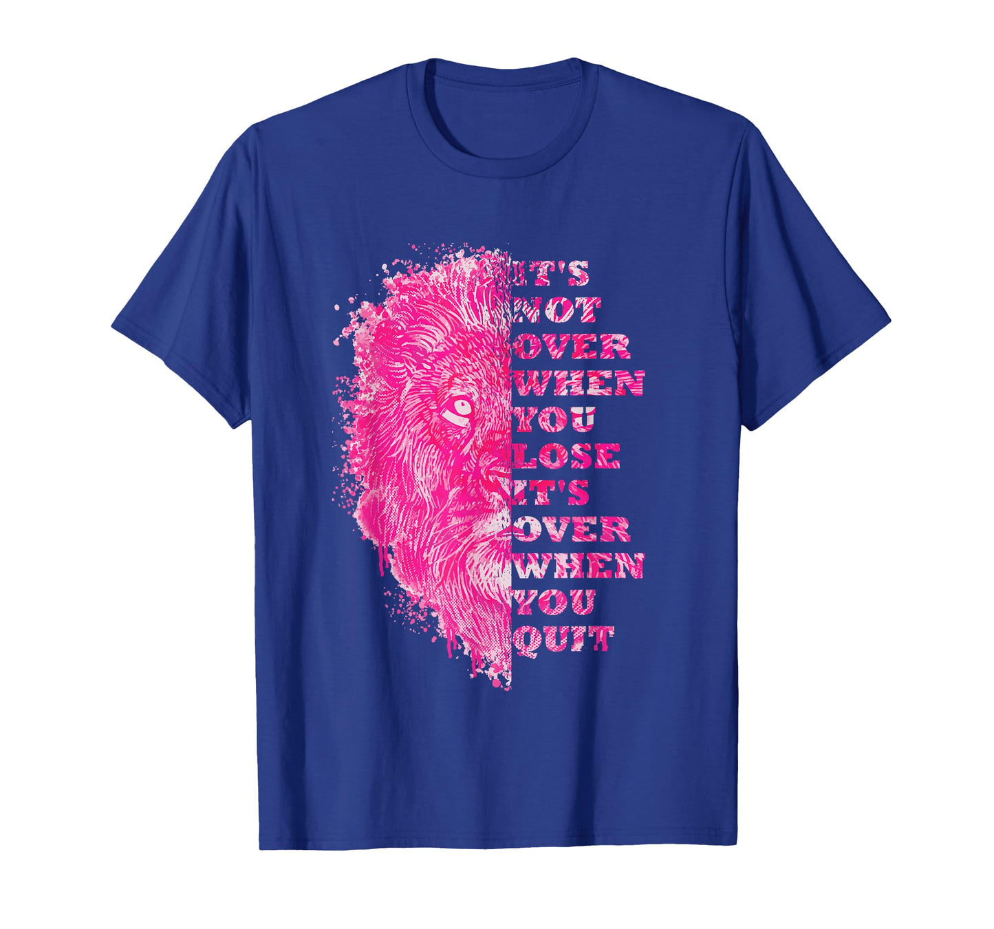Lion Gym Quote Positive Message Motivation Training Saying T-Shirt