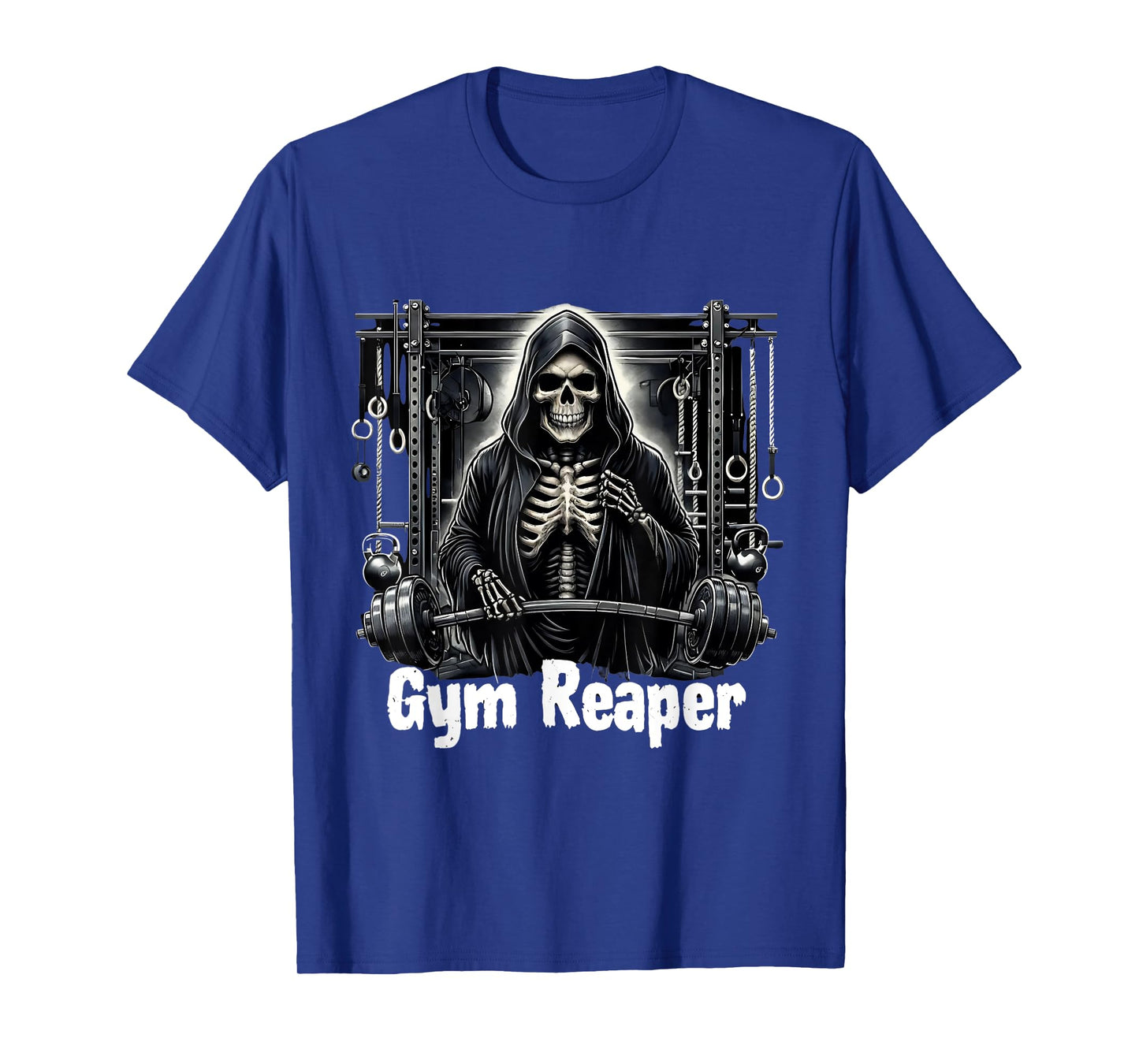 Funny Gym Reaper Workout Bodybuilding T-Shirt