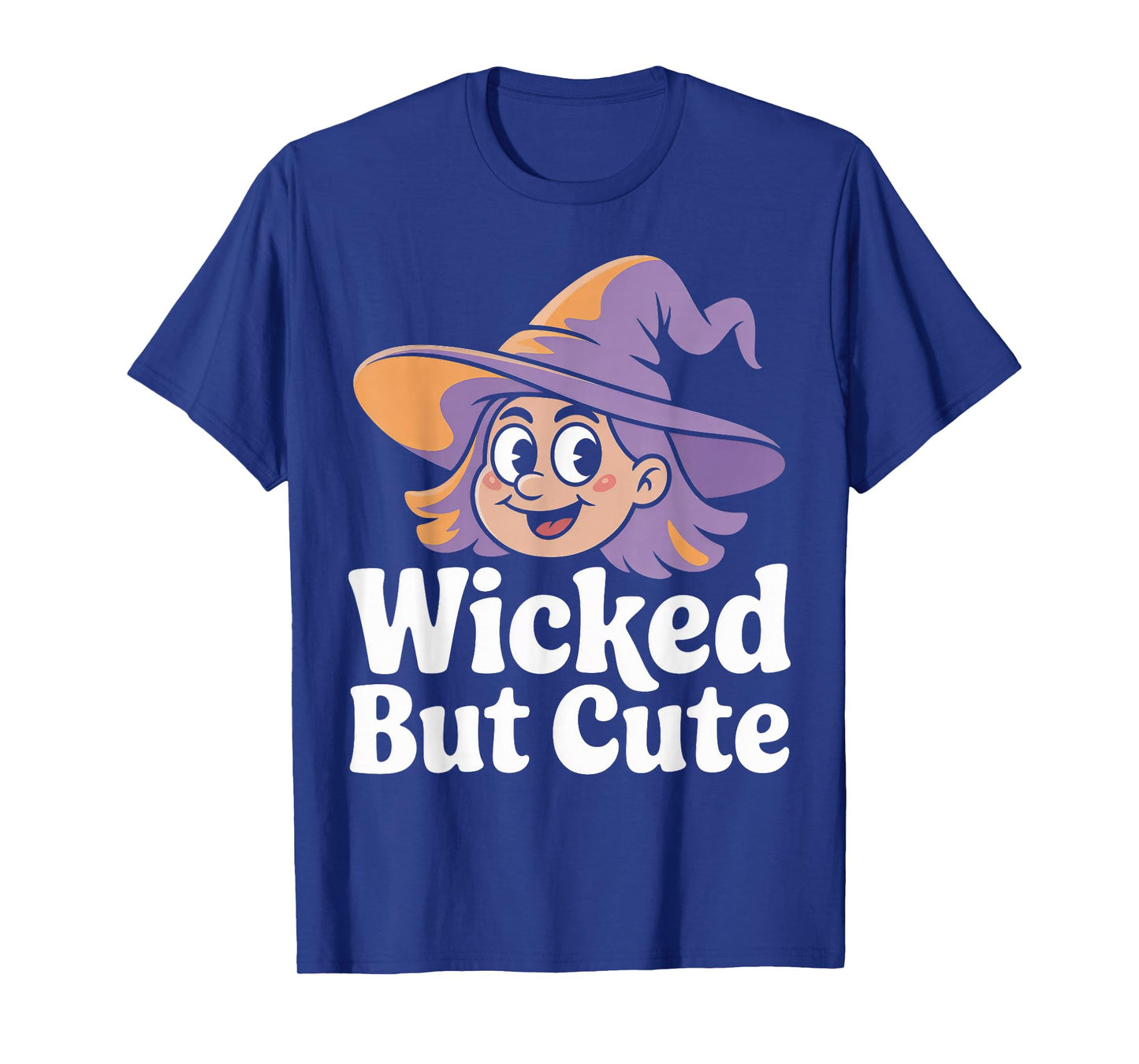 Wicked but Cute - Witch Portrait Halloween T-Shirt