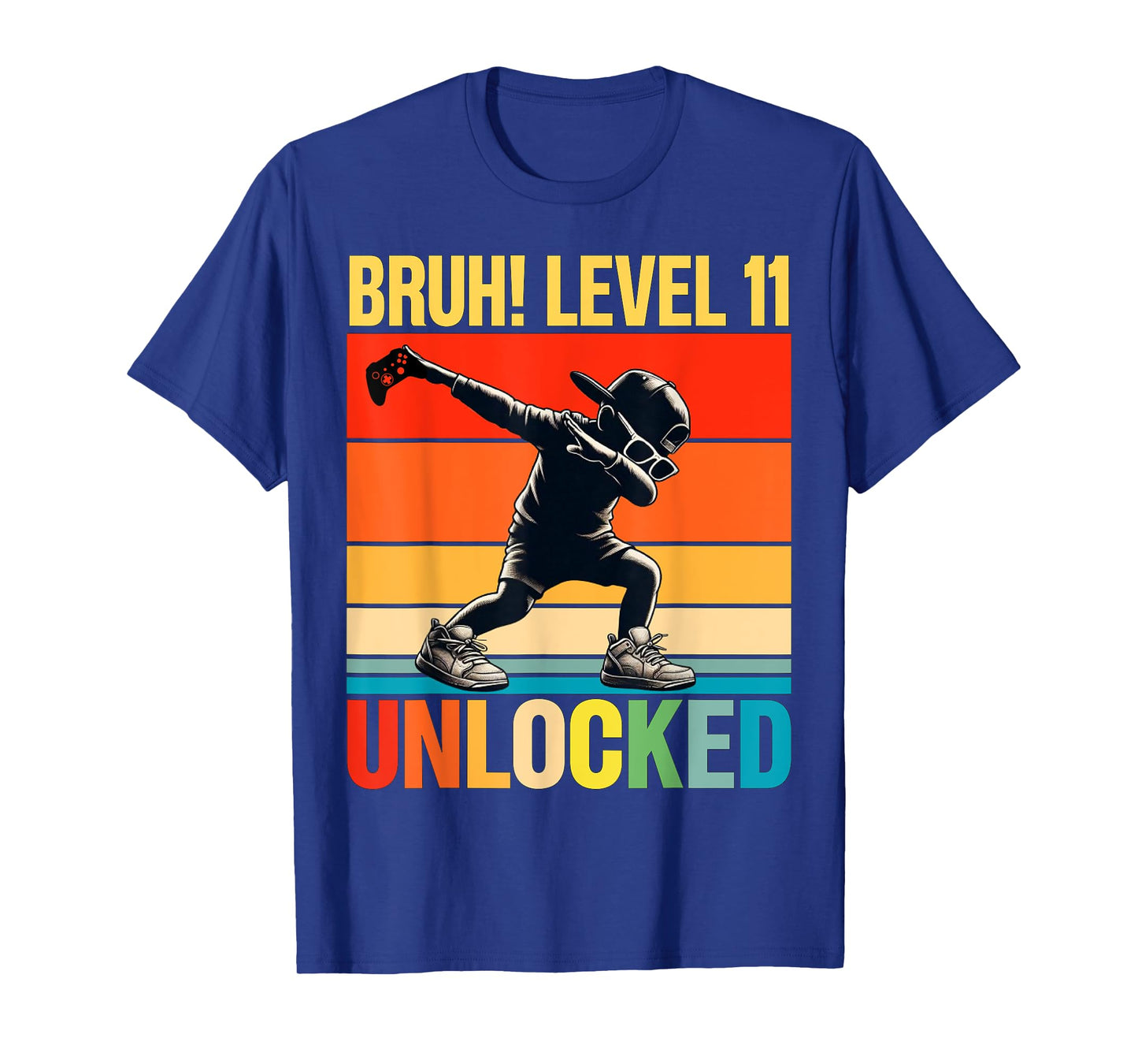 11 Year Old Birthday Dabbing Boy Bruh 11th level unlocked T-Shirt