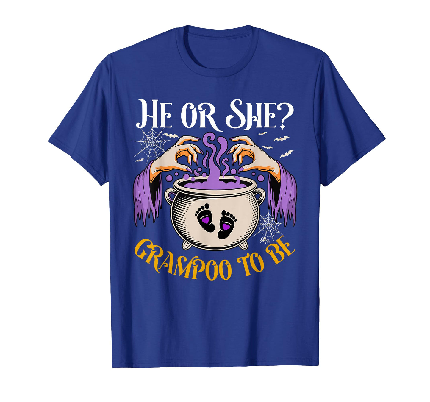 He Or She Grampoo to Be Baby Reveal Halloween Costume T-Shirt