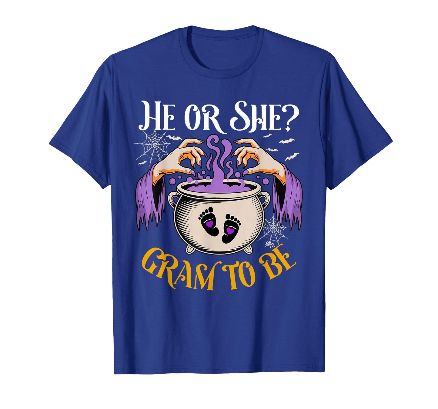 He Or She Gram to Be Baby Reveal Halloween Costume T-Shirt
