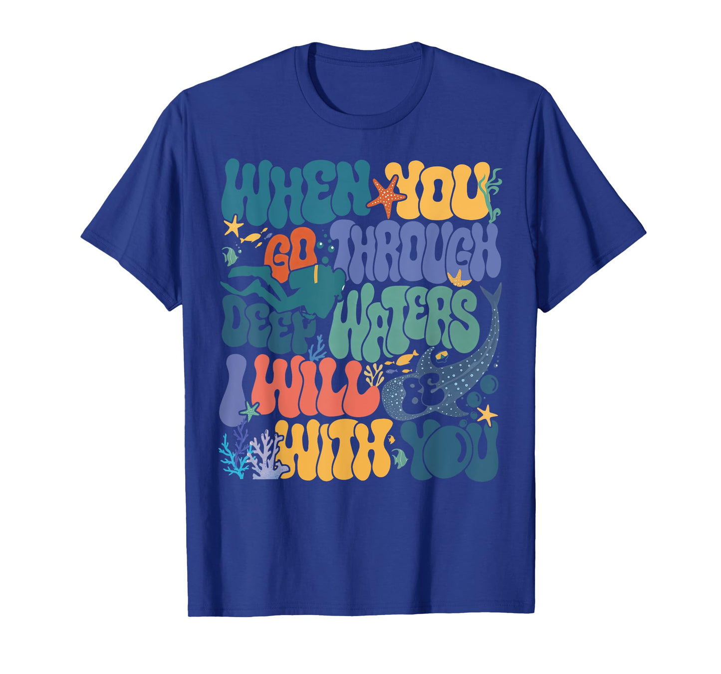 When You Go Through Deep Waters VBS 2024 Christian Camp T-Shirt