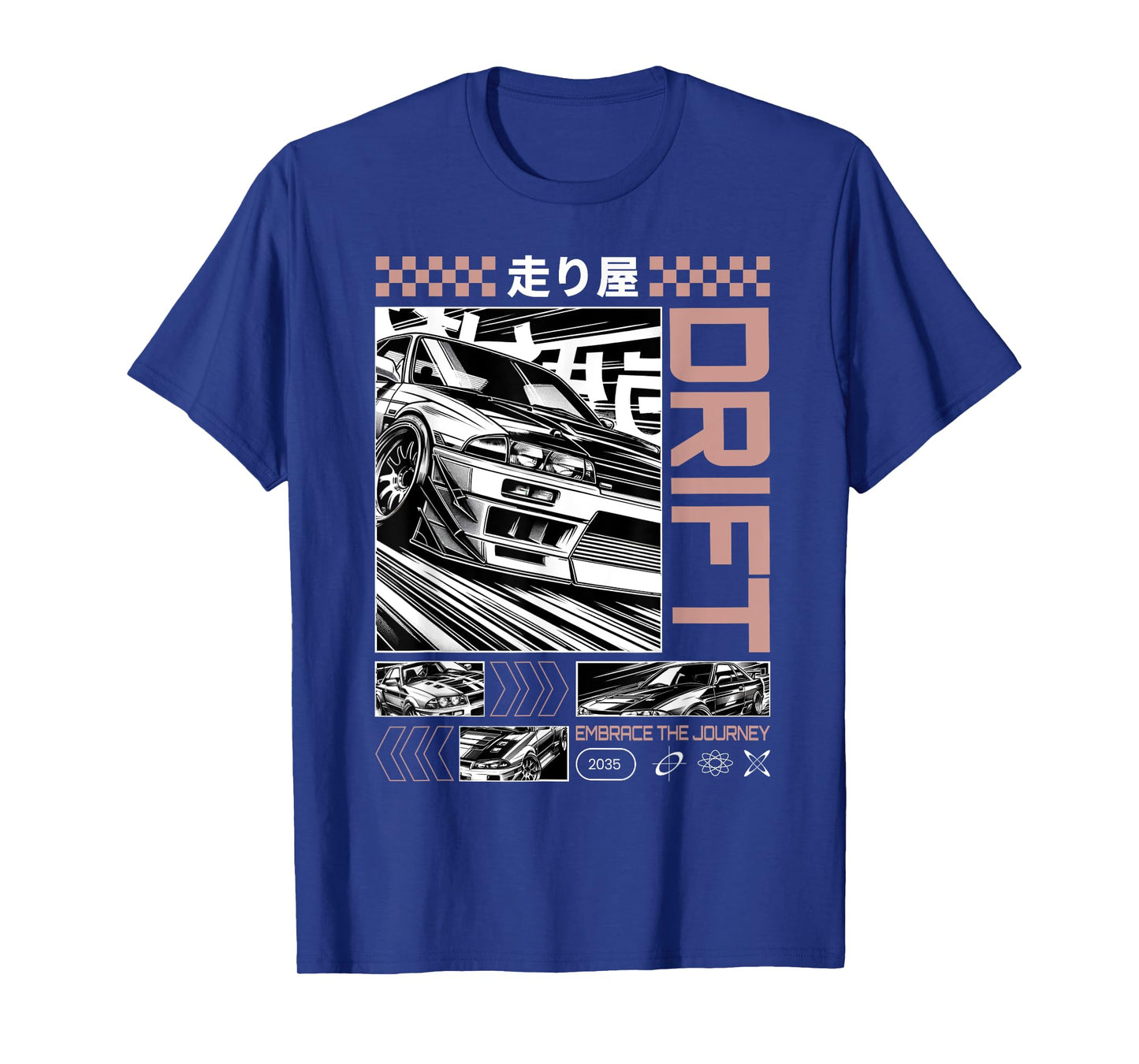 Cool Retro Vintage Japanese JDM Tokyo Japan Drift Race Car T-Shirt