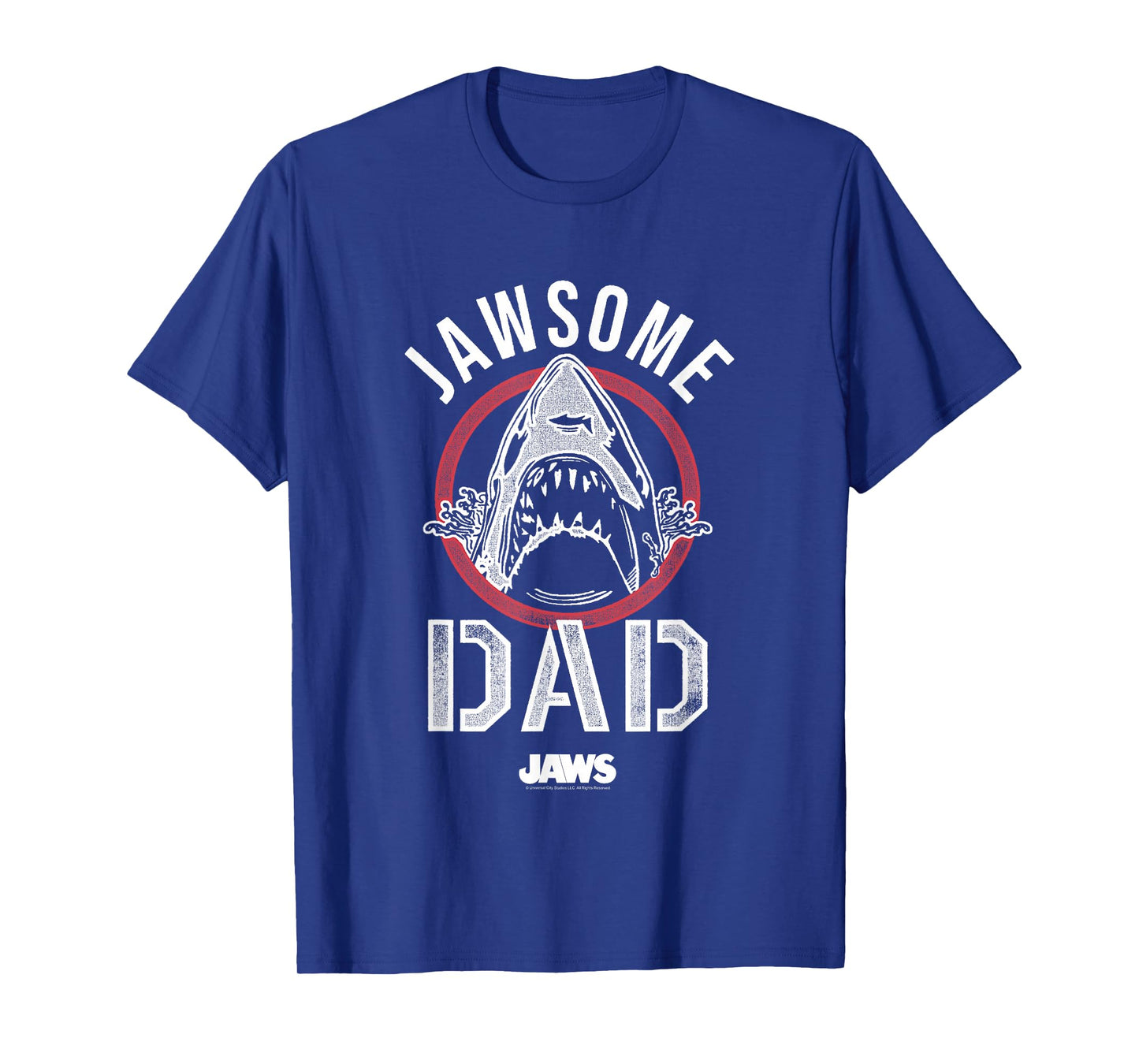 Jaws Father's Day Jawsome Dad Vintage Logo T-Shirt