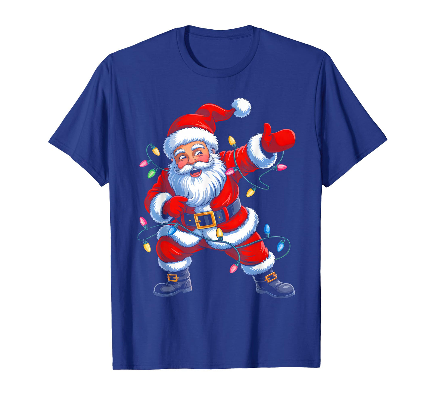 Dabbing Santa Funny Christmas Shirts Boys Kids Xmas Pajamas T-Shirt