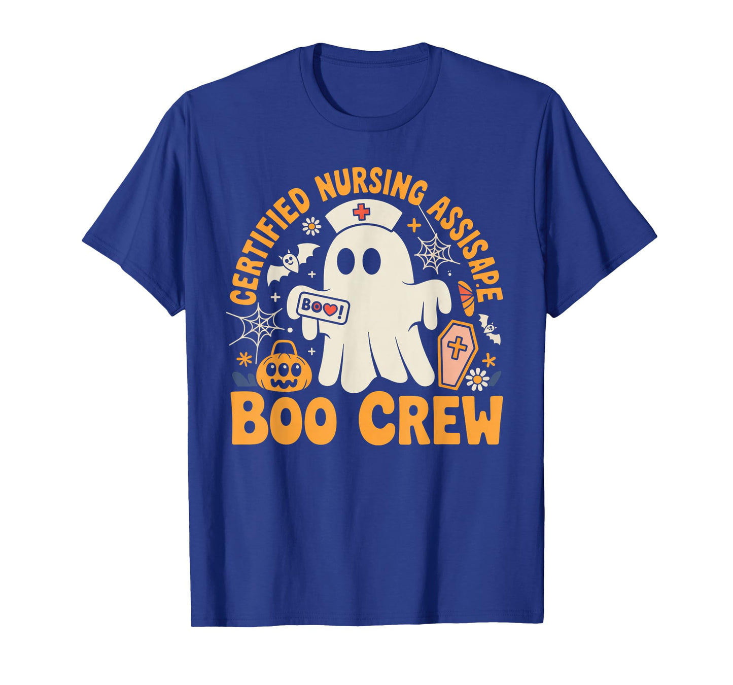 Certified Nursing Assistant Boo Crew Ghost T-Shirt