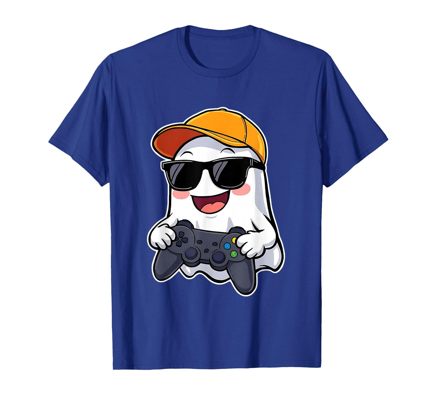 Spooky Season Halloween Costume Gaming Cute Funny Ghost T-Shirt