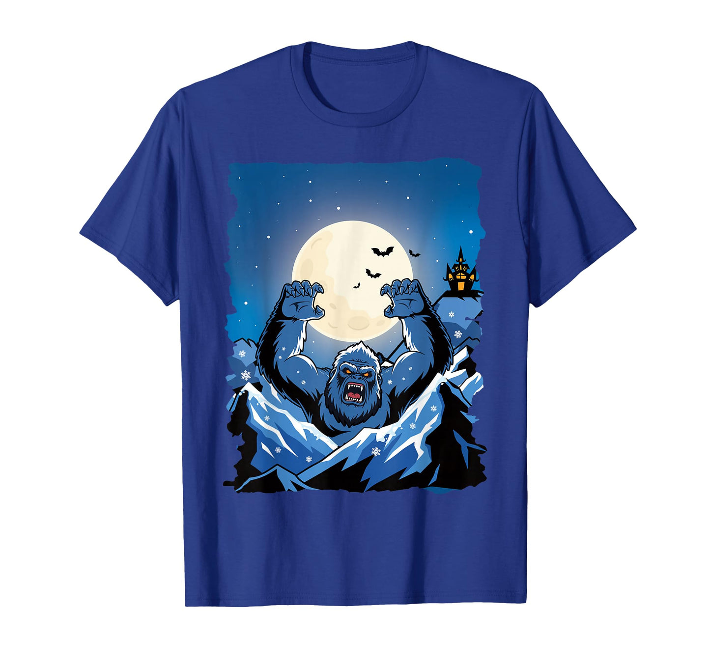 Sasquatch Bigfoot Winter Halloween Christmas Winterween T-Shirt