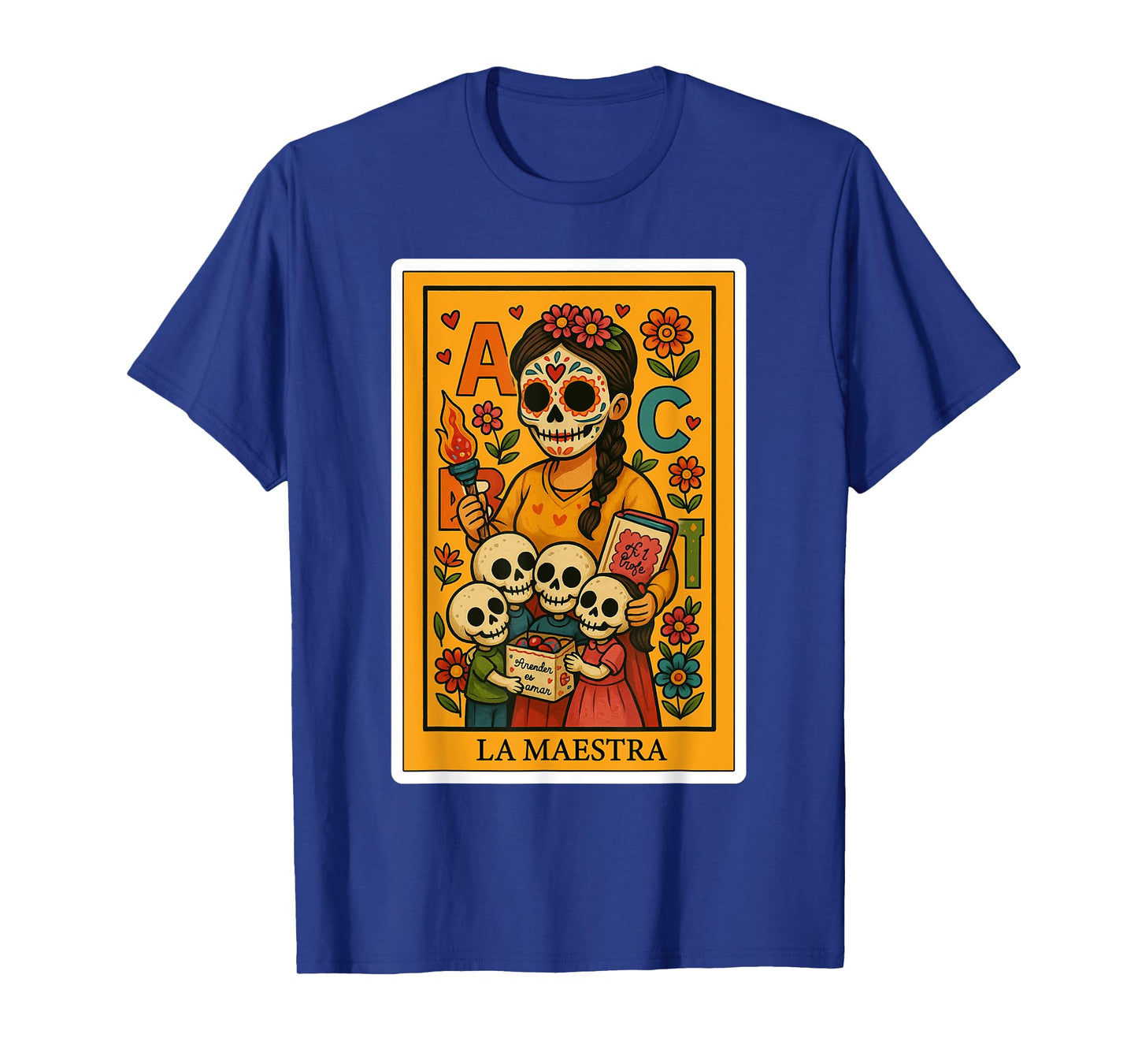 La Maestra | Spanish-Mexican Bingo Card Funny Gifts T-Shirt