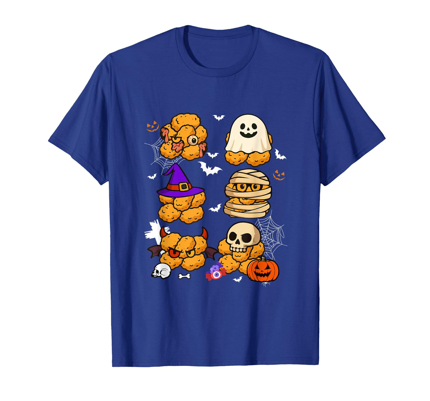 Horror Chicken Nuggets Collection Boo Witch Zombie Halloween T-Shirt