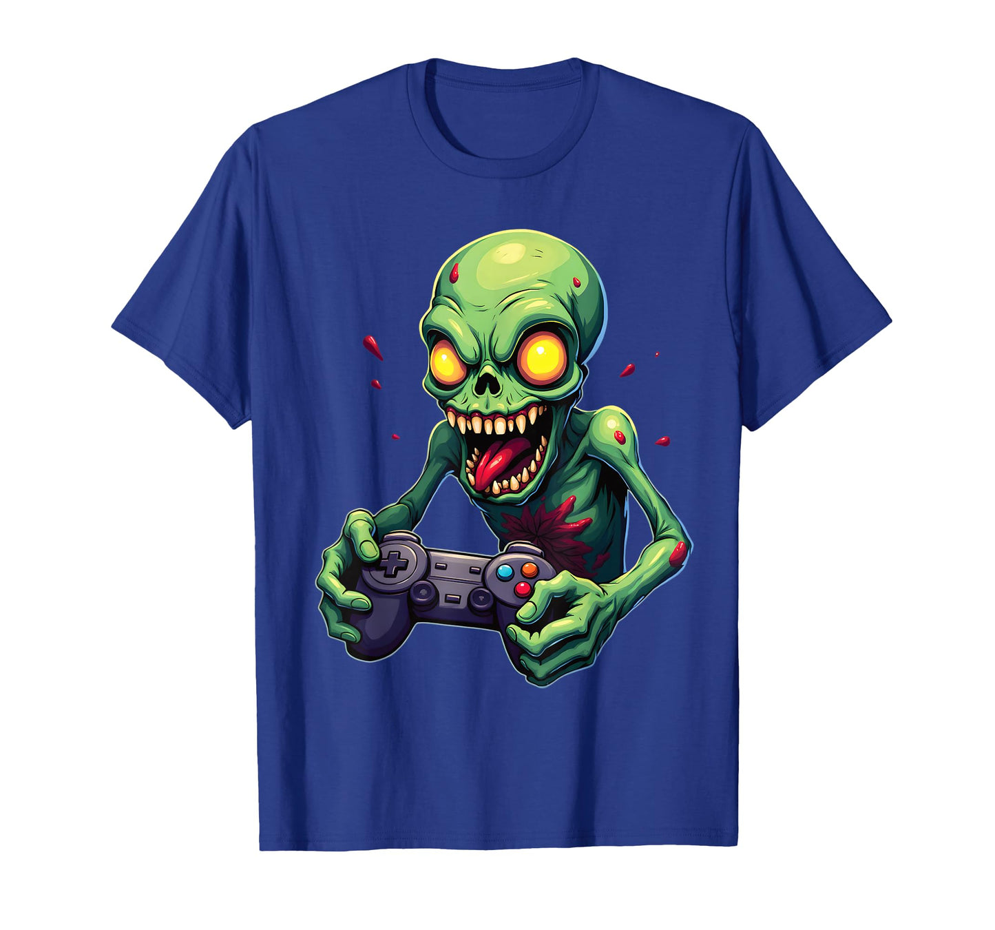 Game On Alien Gamer Creepy Playful Fun T-Shirt