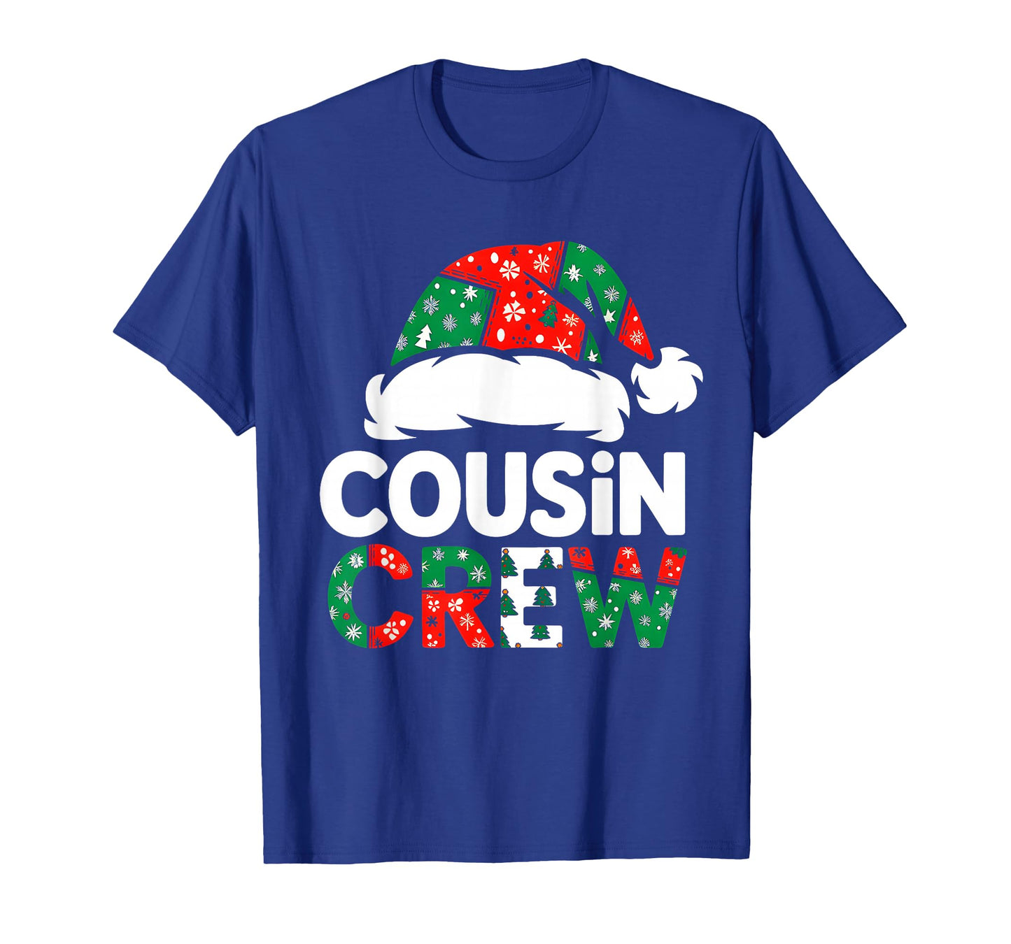 Christmas Cousin Crew Buffalo Red Plaid Family Xmas Pajamas T-Shirt