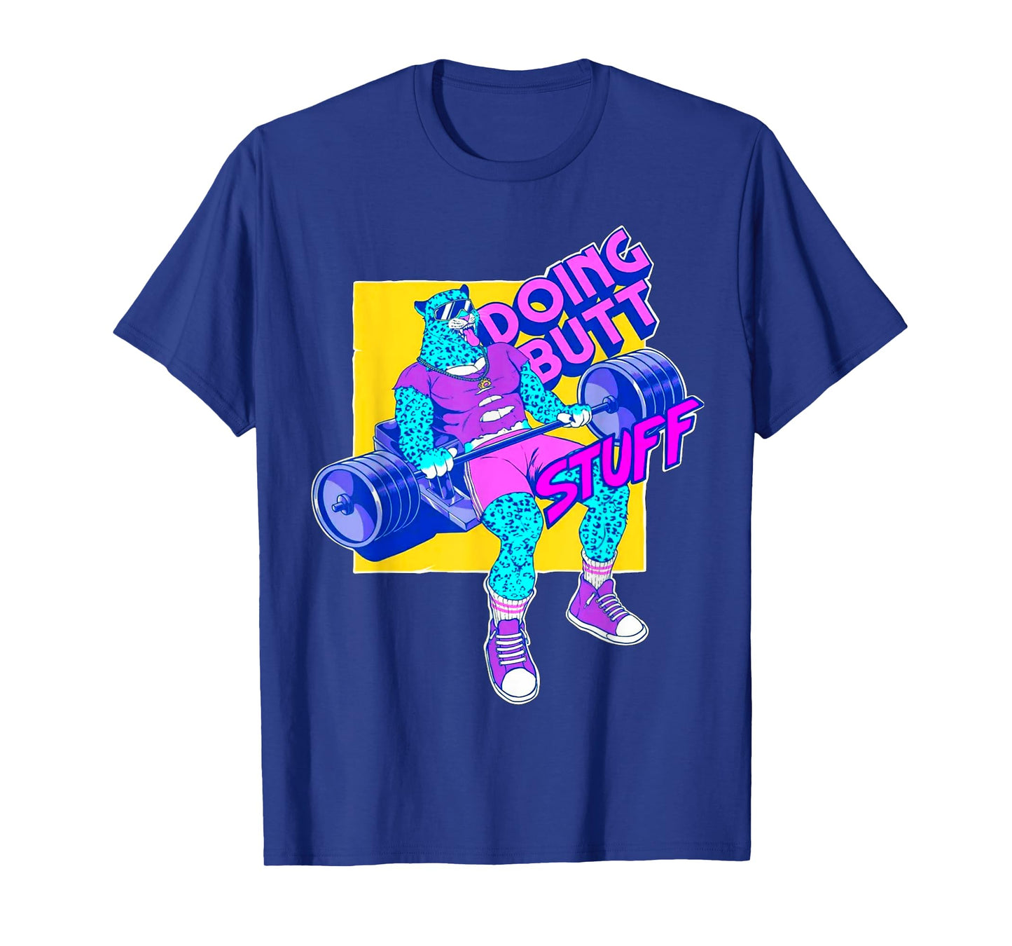 Funny Doing Stuff Workout Bodybuilding Fitness Gym Muscle T-Shirt