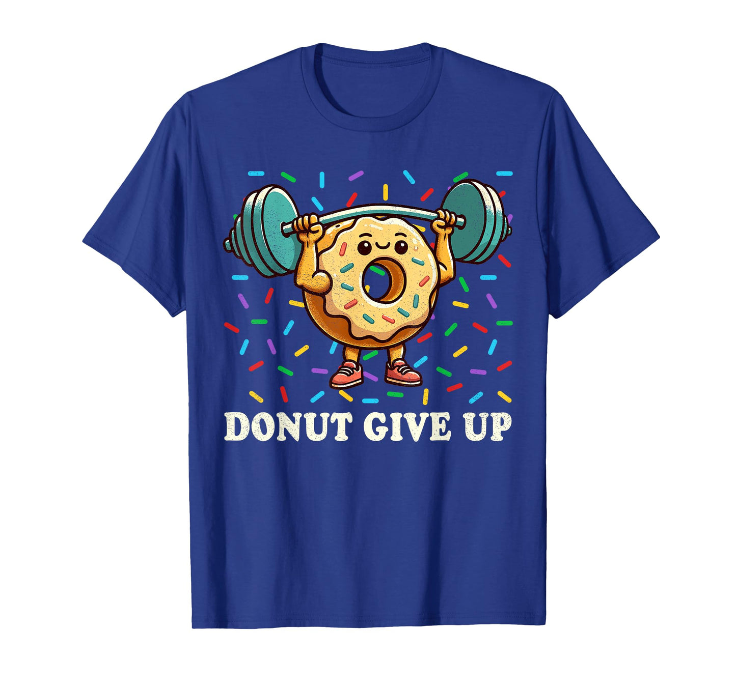 Weightlifting - Funny Fitness Workout Gym Donut Lover T-Shirt