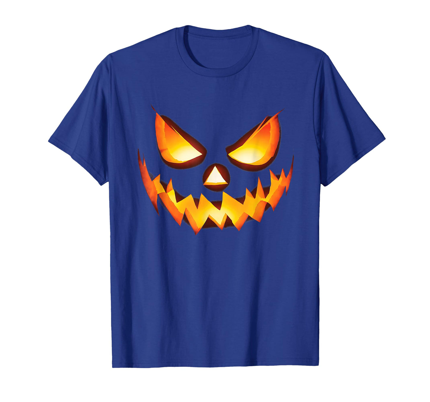 Jack O Lantern Scary Carved Pumpkin Face Halloween Costume T-Shirt