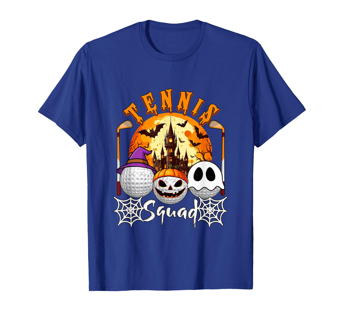 Golf Squad Halloween Three Horror Balls Costume Player T-Shirt