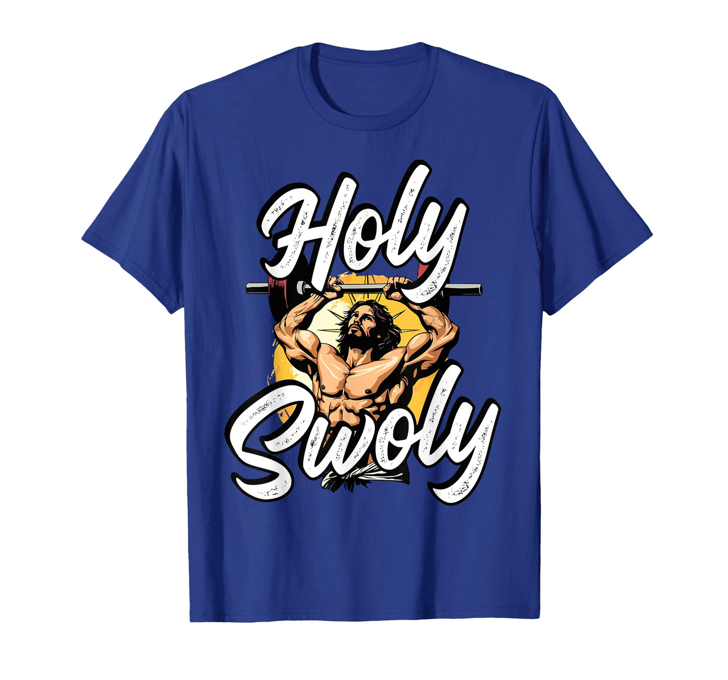 Gym Workout Exercise Christian Religious Jesus Christ T-Shirt