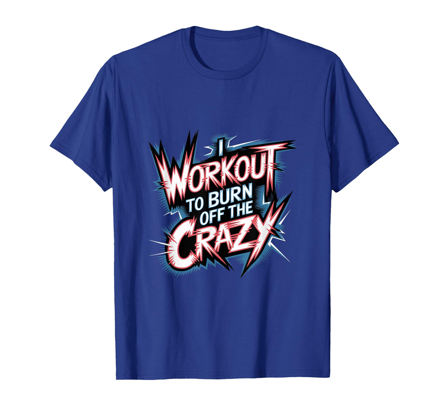 Insane Gym Exercise Unisex-Adults Workout T-Shirt Black Small Classic Fit Crew Neck Short Sleeve Cotton Blend Machine Wash