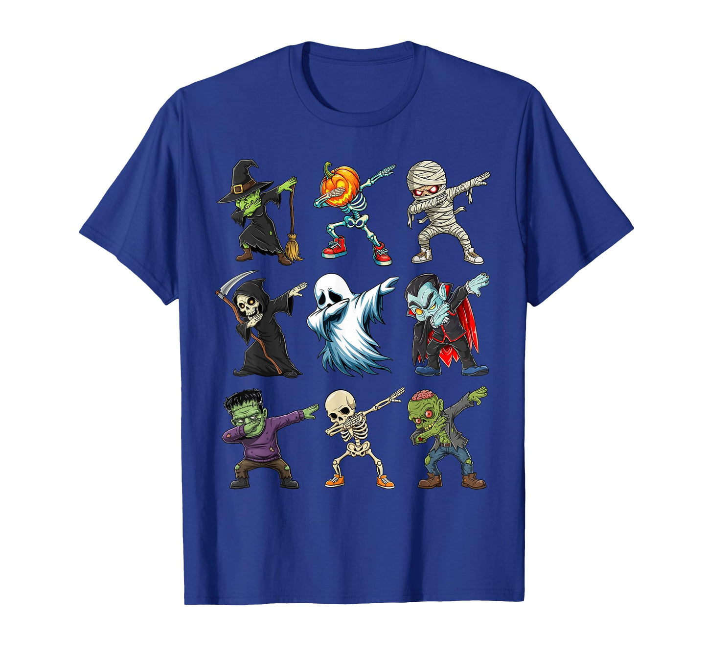 Dabbing Spooky Creatures Kids Boys Men Costume Halloween T-Shirt