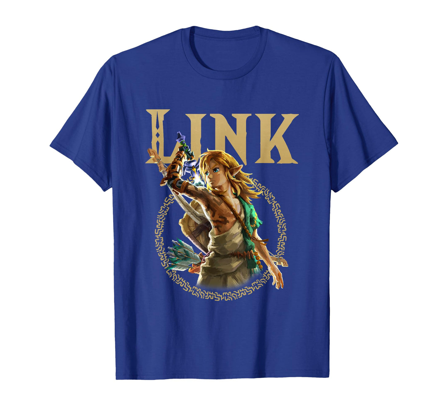 The Legend of Zelda Gold Link Hyrule Portrait T-Shirt