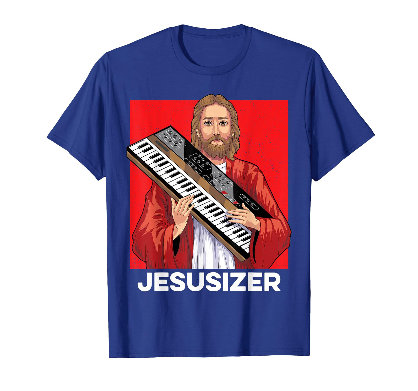 Jesusizer Holy Synthesizer Analog Jesus Synth Music Nerd T-Shirt