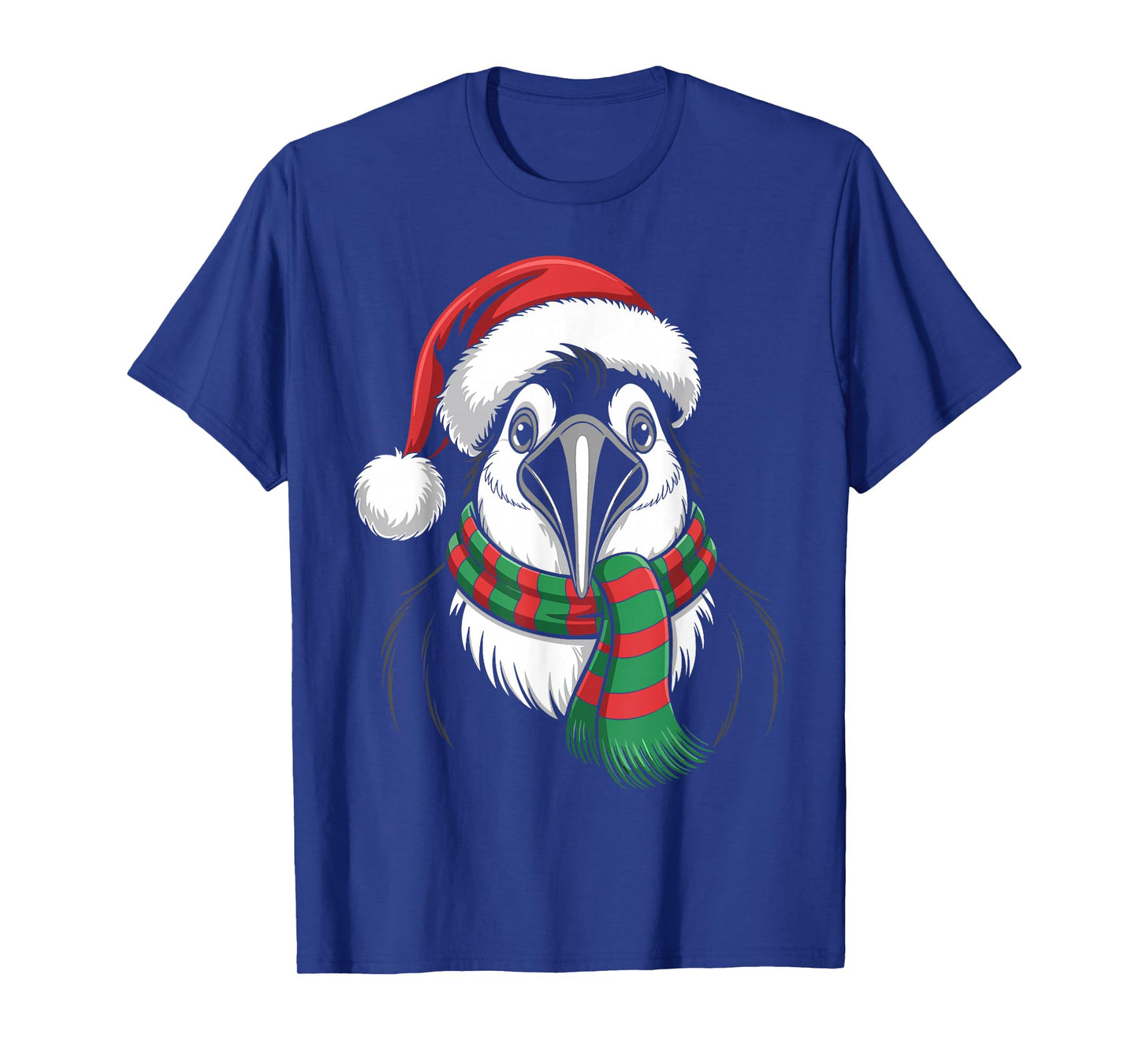 Toucans Xmas Santa Hat Scarf Christmas Costume T-Shirt