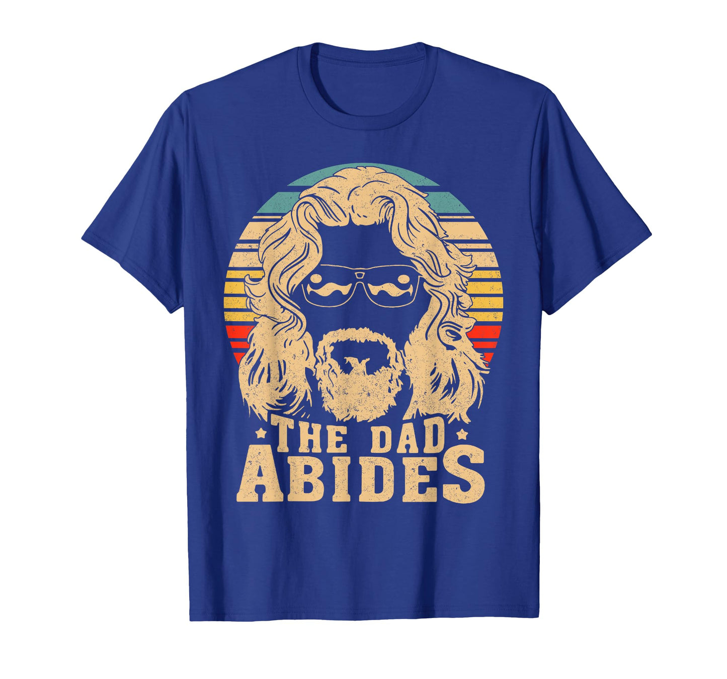 Vintage Retro The Dad Abides Funny Daddy Father's Day T-Shirt