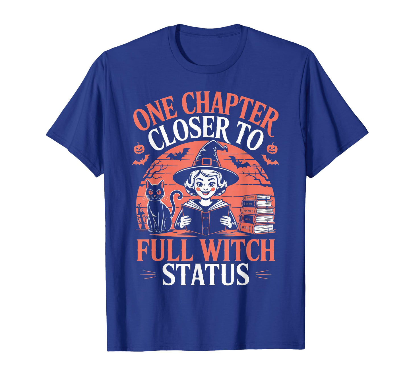 One Chapter Closer Witch Witches Bookish Book Reader Reading T-Shirt