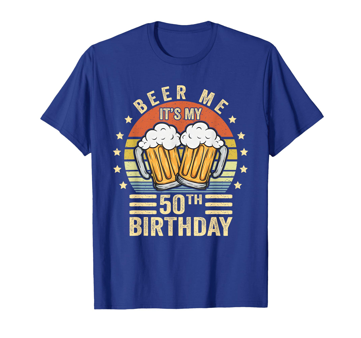 Beer Me It's My 50th Birthday, 50th Birthday Vintage T-Shirt