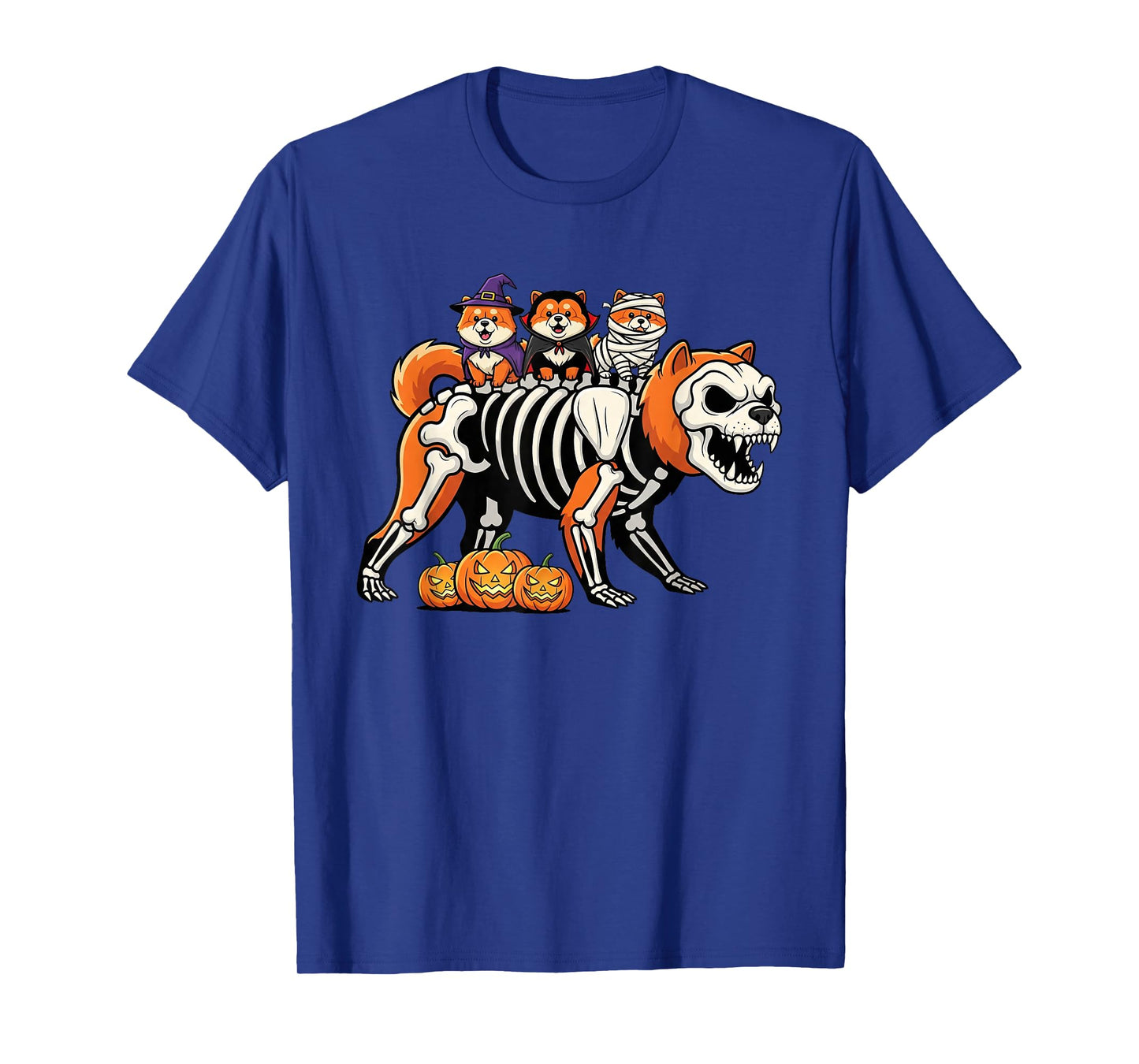Chow Chow Skeleton Mummy Witch Halloween Kids Mens Womens T-Shirt