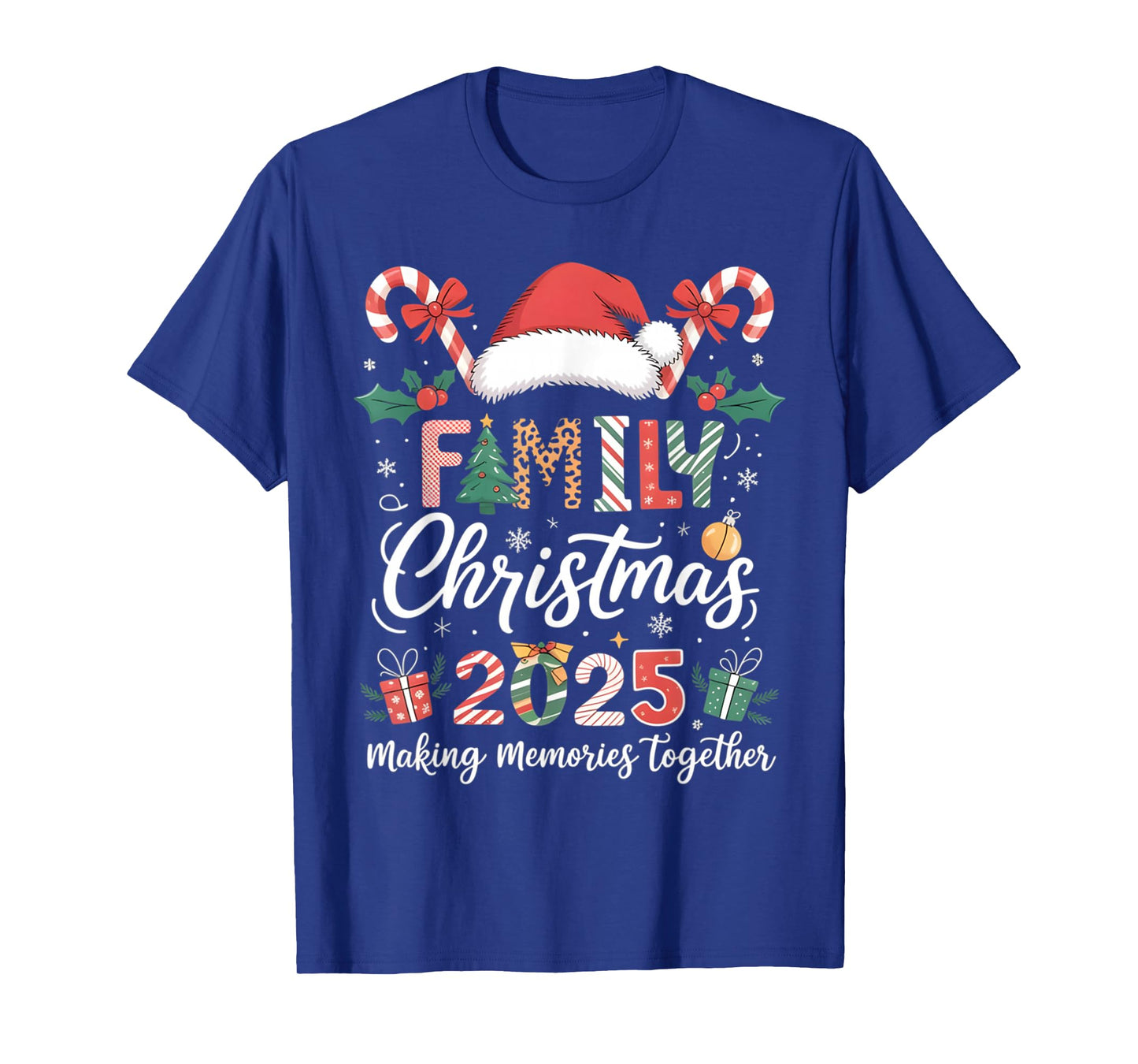 Family Christmas 2025 Matching Outfit Xmas Men Women Gifts T-Shirt