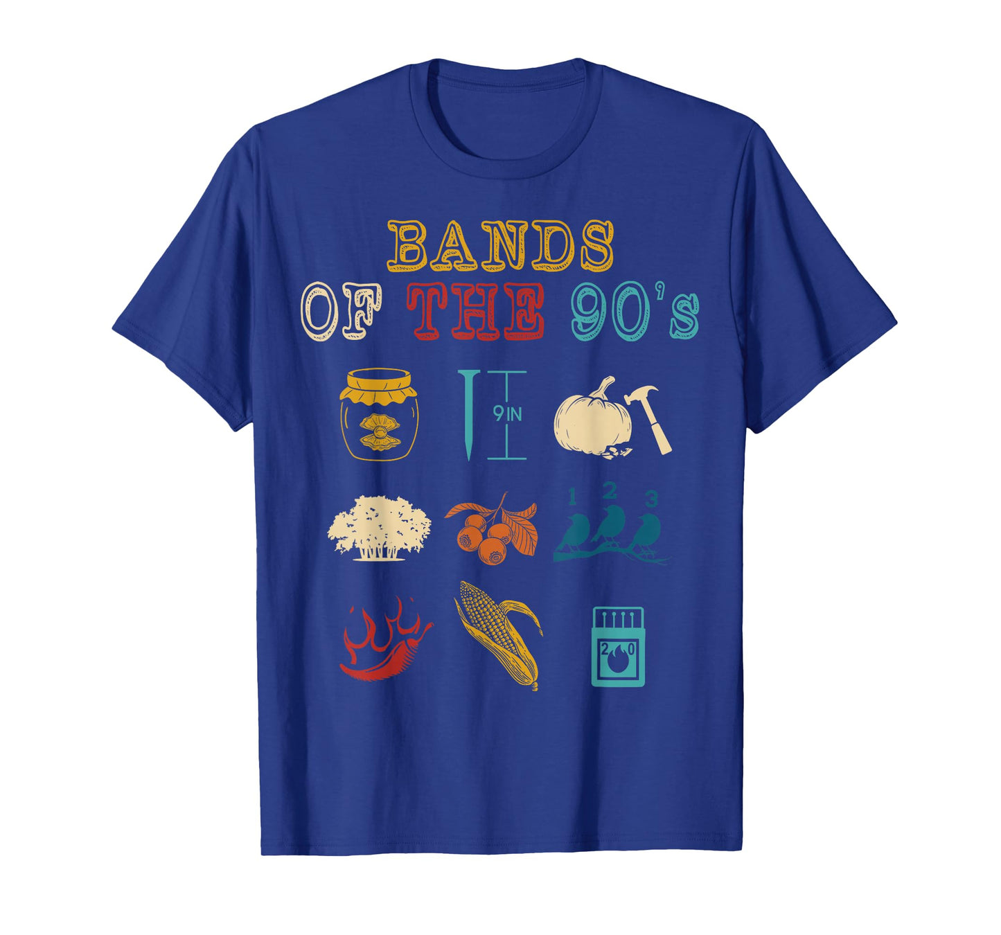 Retro 1990s Bands - Music - 90s Music Lover T-Shirt