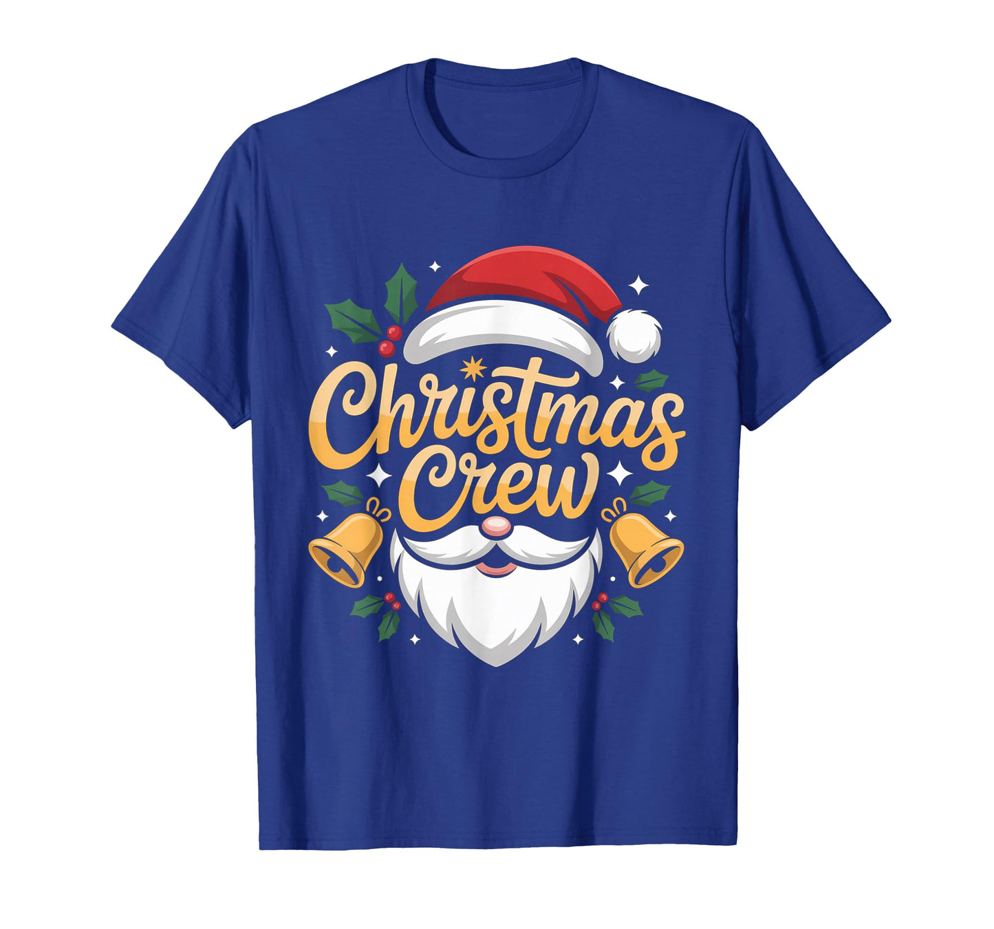 Christmas Crew Matching Family and Santa Friends T-Shirt
