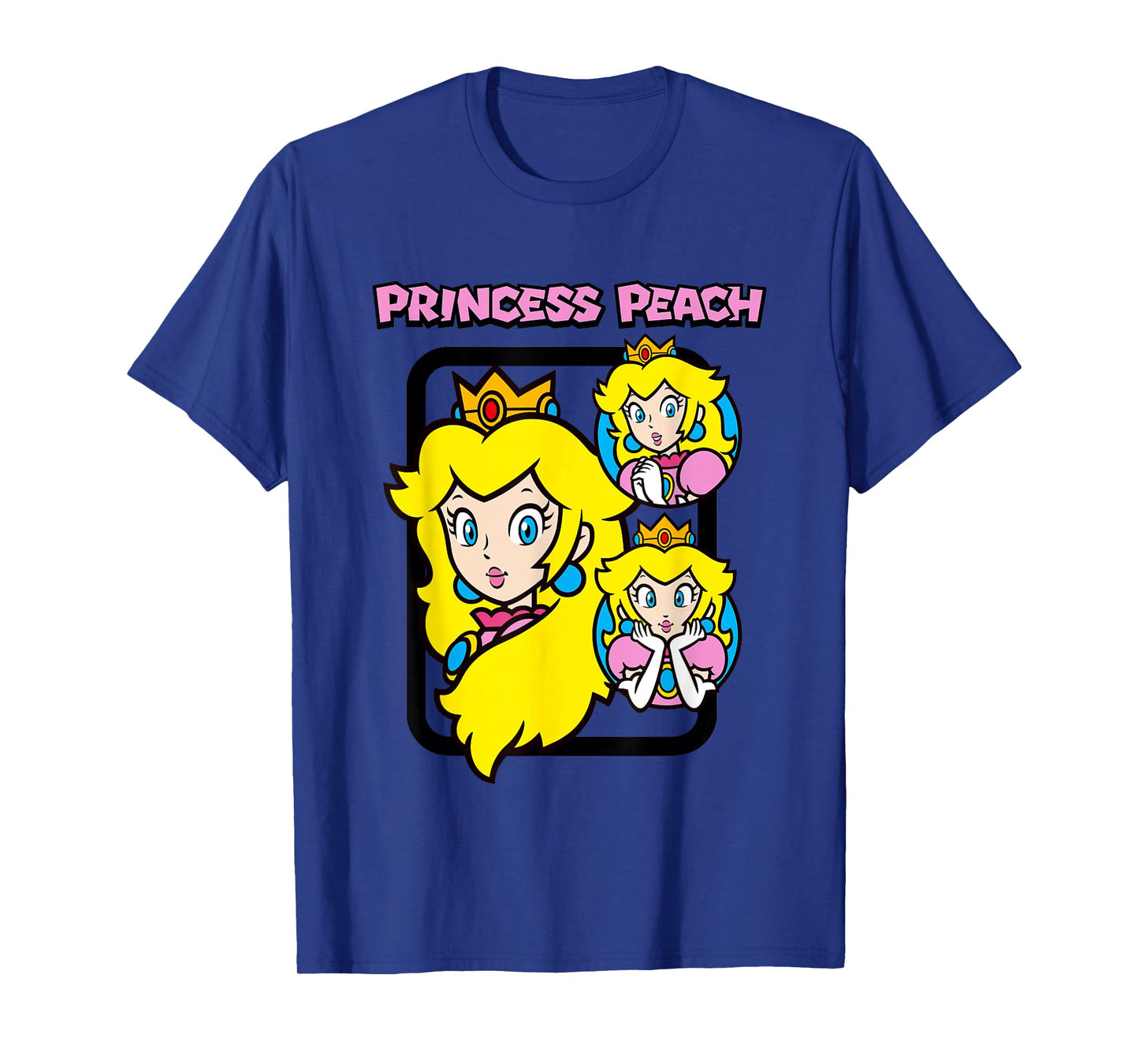 Super Mario Bros Princess Peach Power Up Vintage T-Shirt