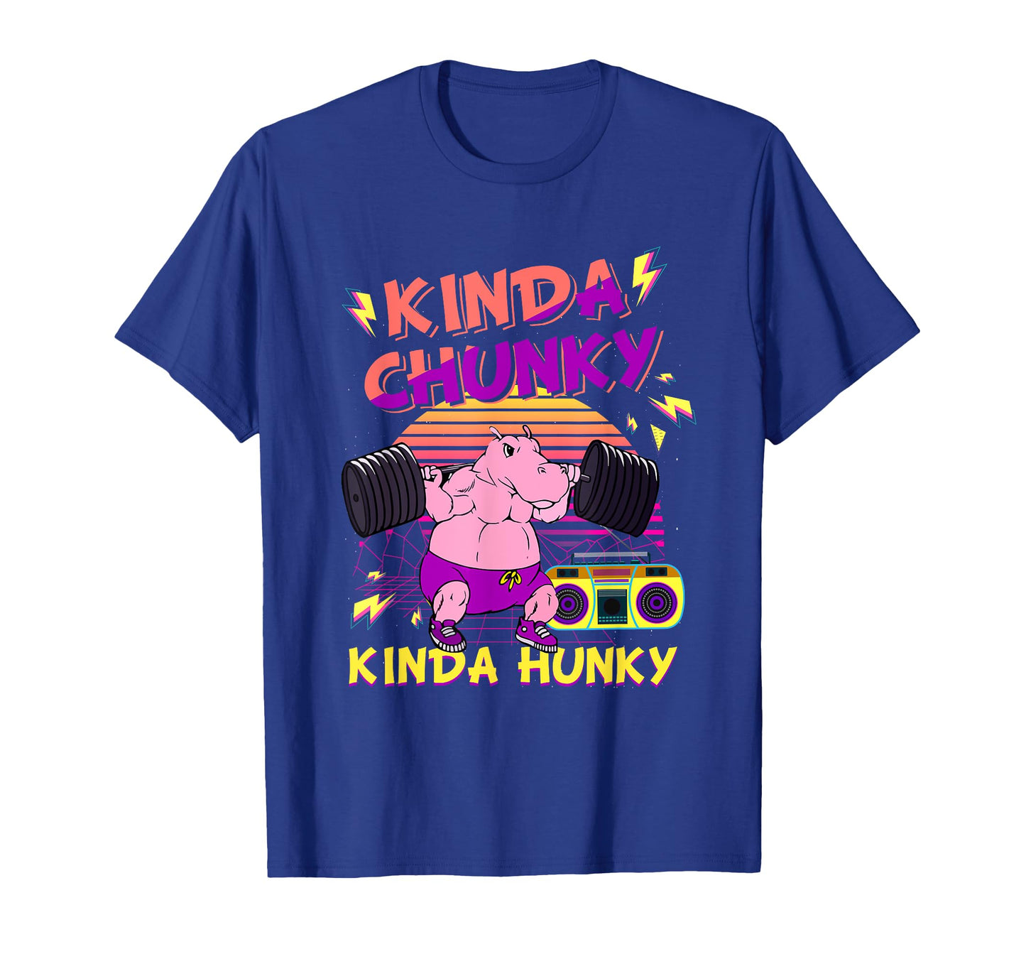 Kinda Chunky & Kinda Hunky Bodybuilding Gym Fitness T-Shirt