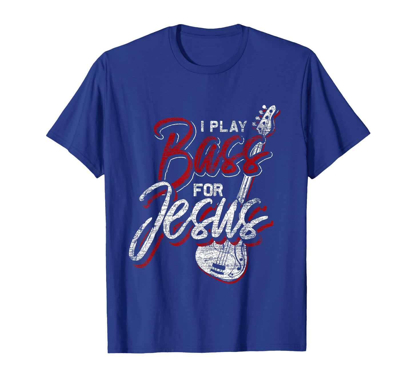 Jesus Bassist Christian Bass Player Bass Guitar T-Shirt