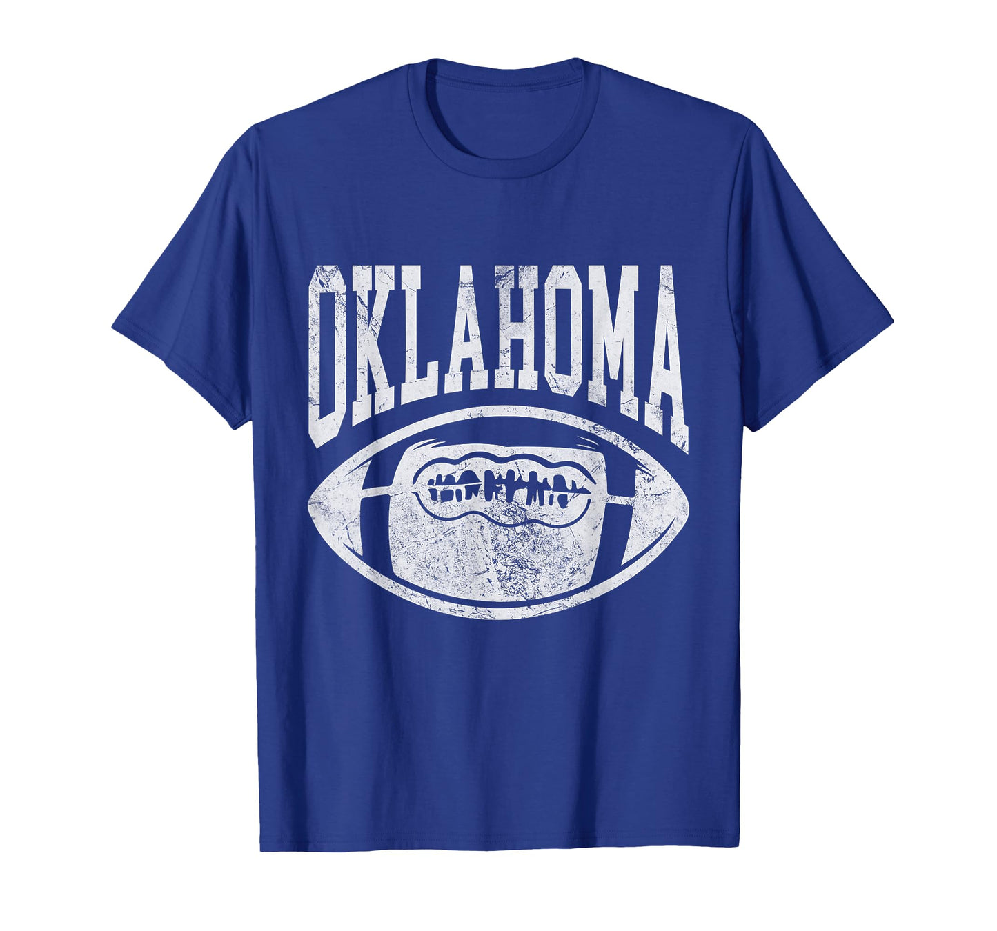 Oklahoma Football OK Football Fan Distressed T-Shirt