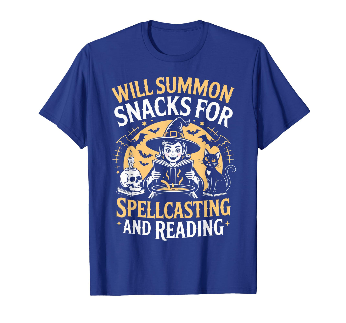 Will Summon Snacks Witch Witches Bookish Book Reader Reading T-Shirt
