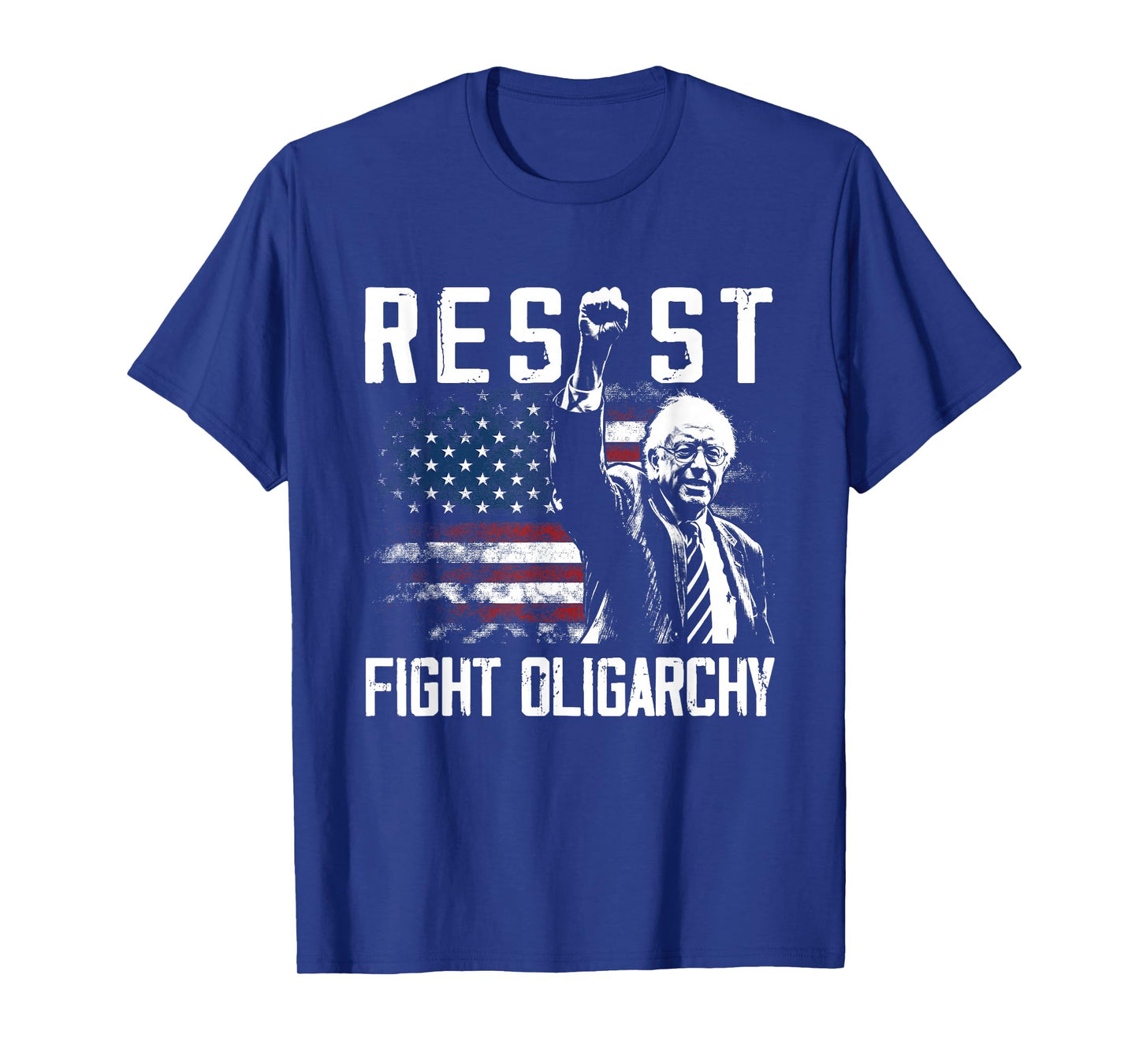 RESIST Bernie Sanders Fight Oligarchy Freedom Protest T-Shirt
