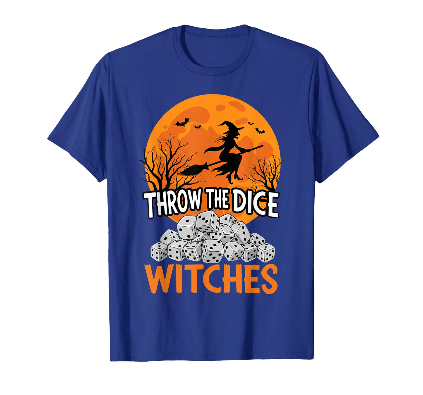 Halloween Bunco Throw The Dice Witches Bunco Dice Game Women T-Shirt