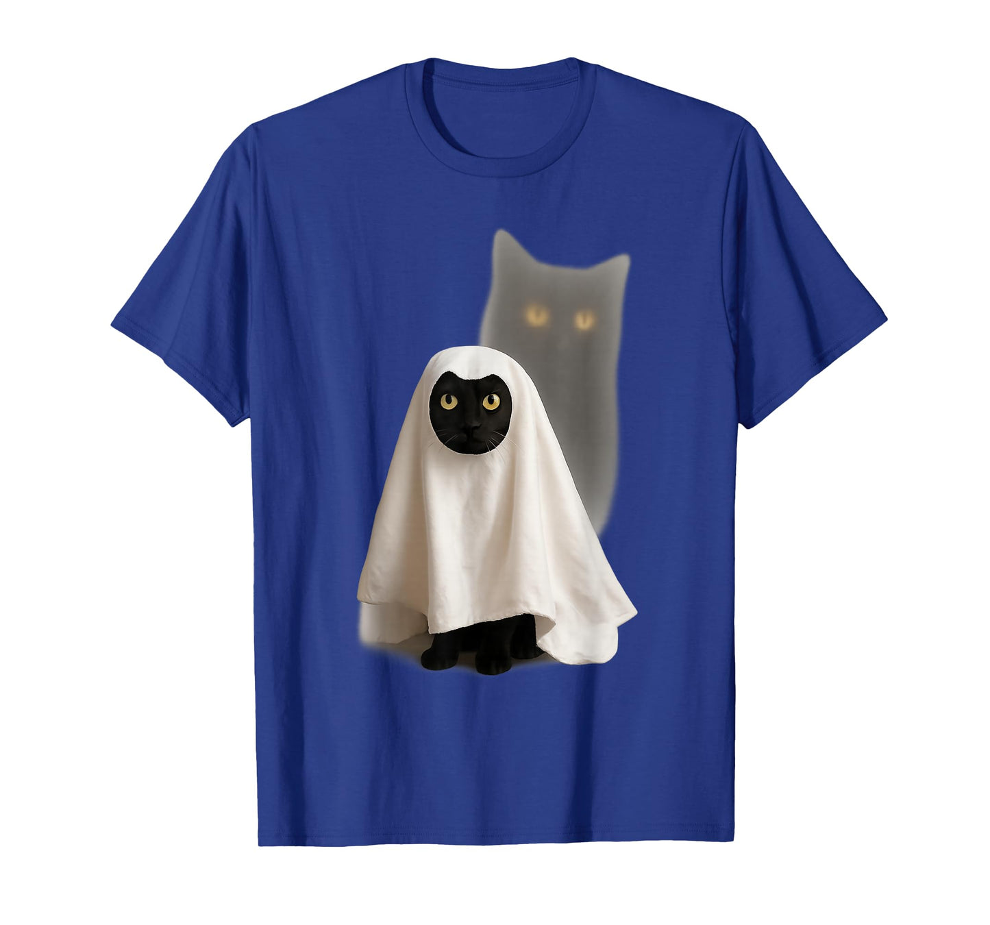 Cute Funny Wizard Cat Ghost Weird Kitten Cat Meme Halloween T-Shirt