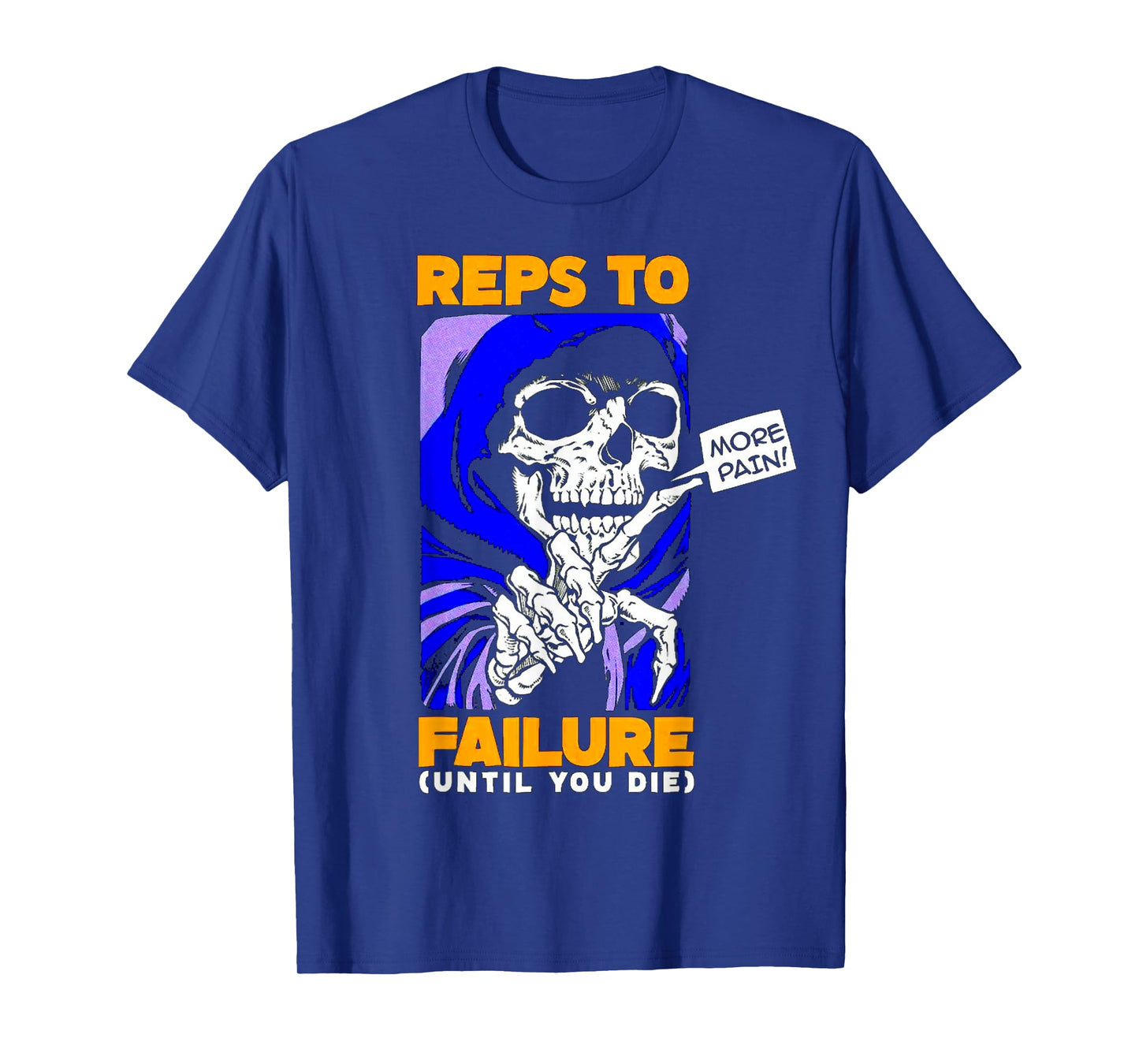 Funny Reps To Failure Weightlifting Bodybuilding Fitness Gym T-Shirt