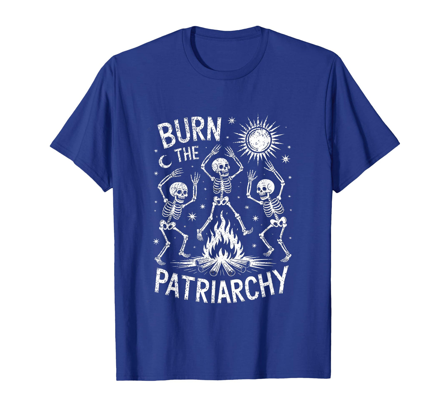 Burn The Patriarchy Halloween Occult Liberal Feminist Witch T-Shirt