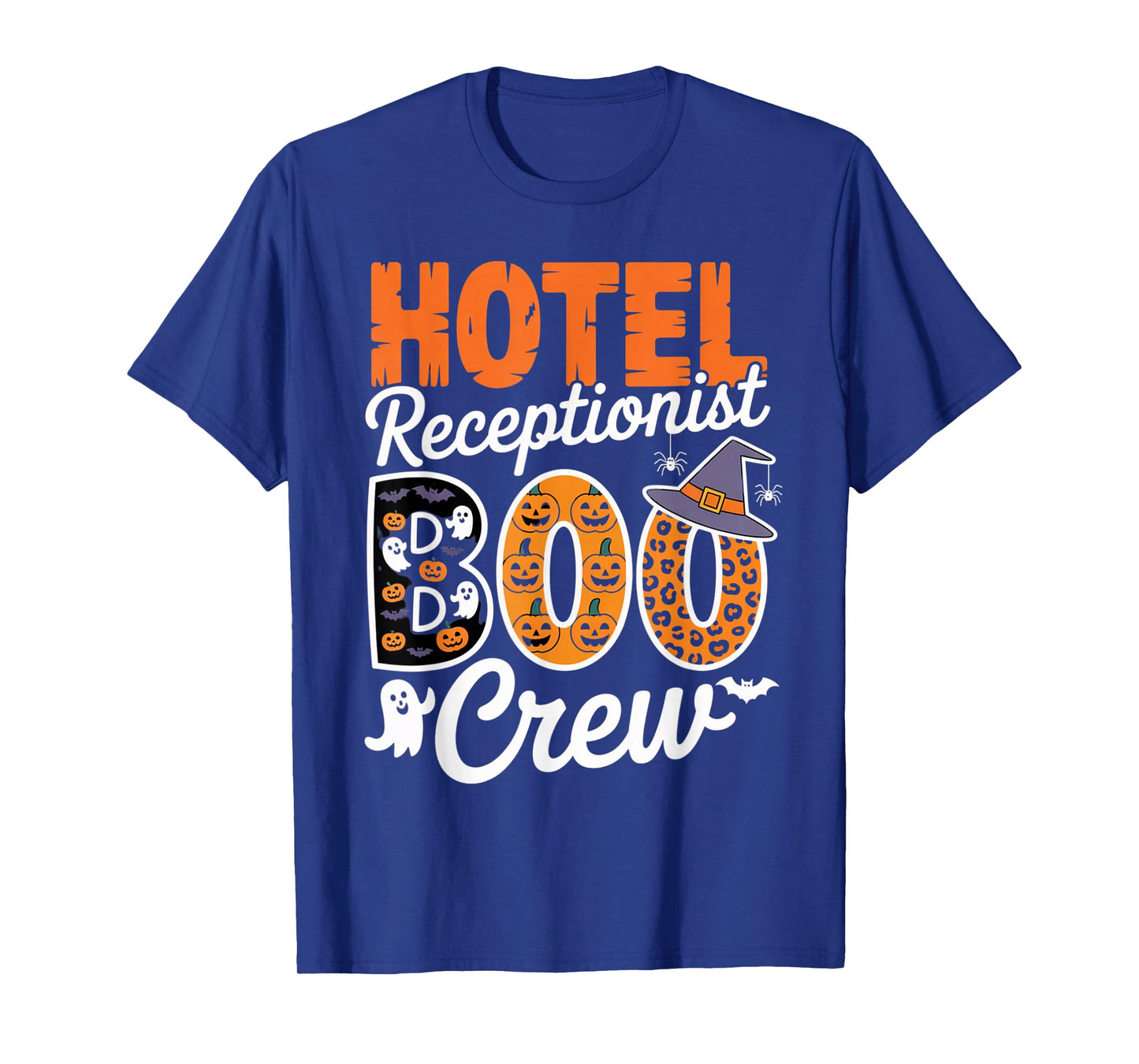 Hotel Receptionist Boo Crew Halloween Matching Spooky Outfit T-Shirt