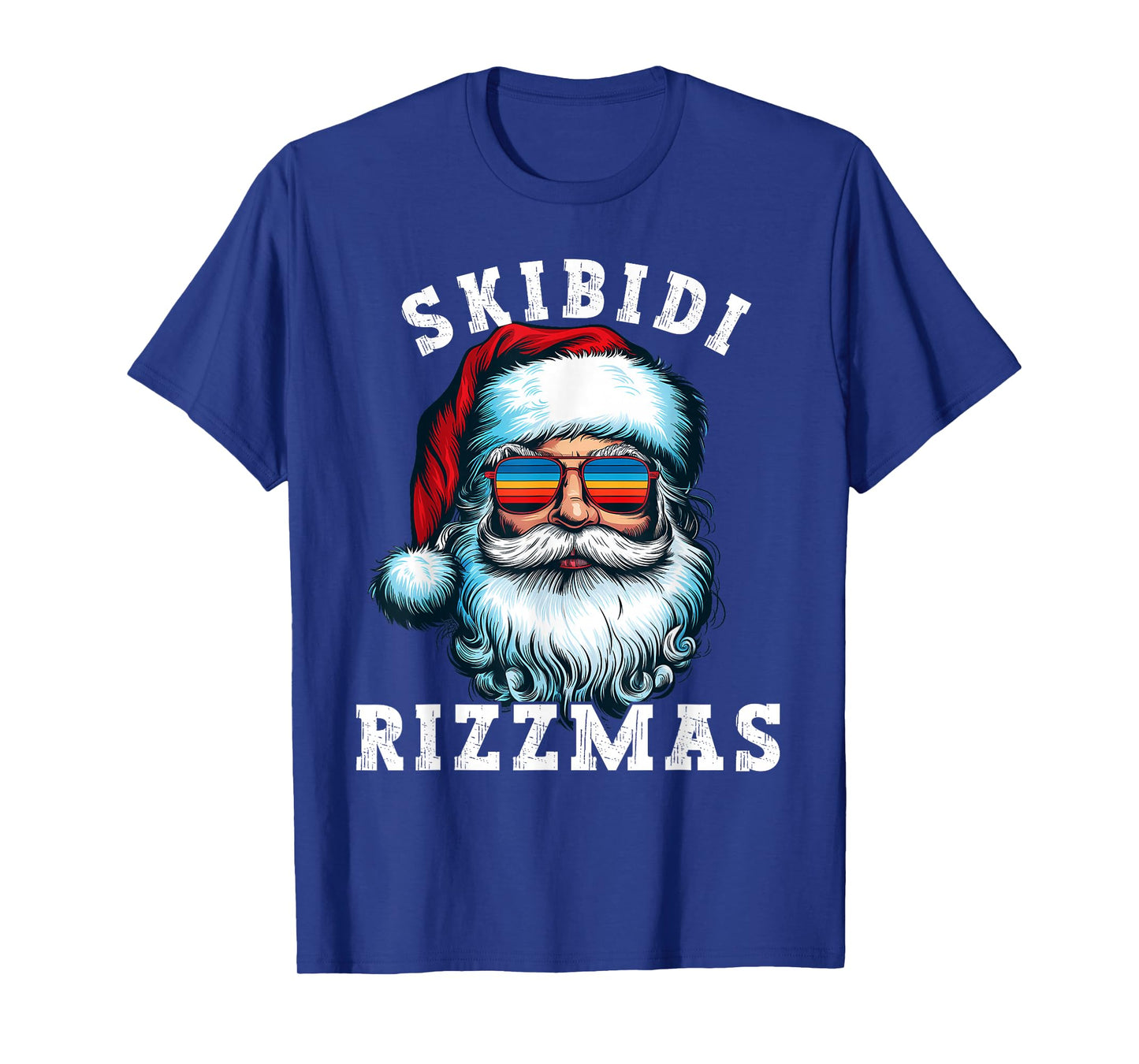 Skibidi Rizzmas Shirt Funny Merry Rizzmas Santa Christmas T-Shirt